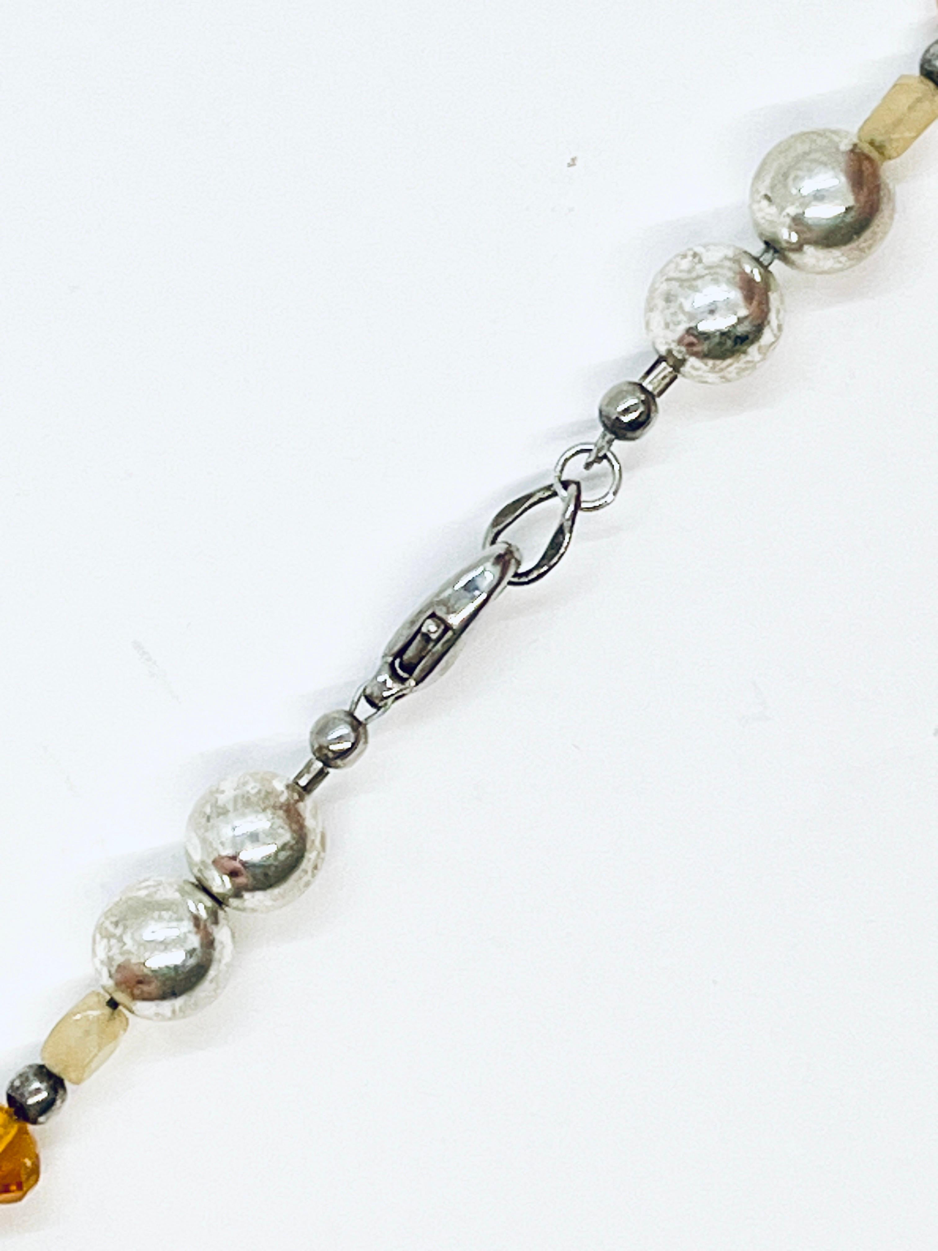 Large Honey Amber Pendant 925 Silver Southwestern Necklace Earring Set For Sale 6