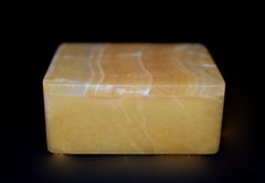 Honey Calcite Onyx Box 4" Rectangular
