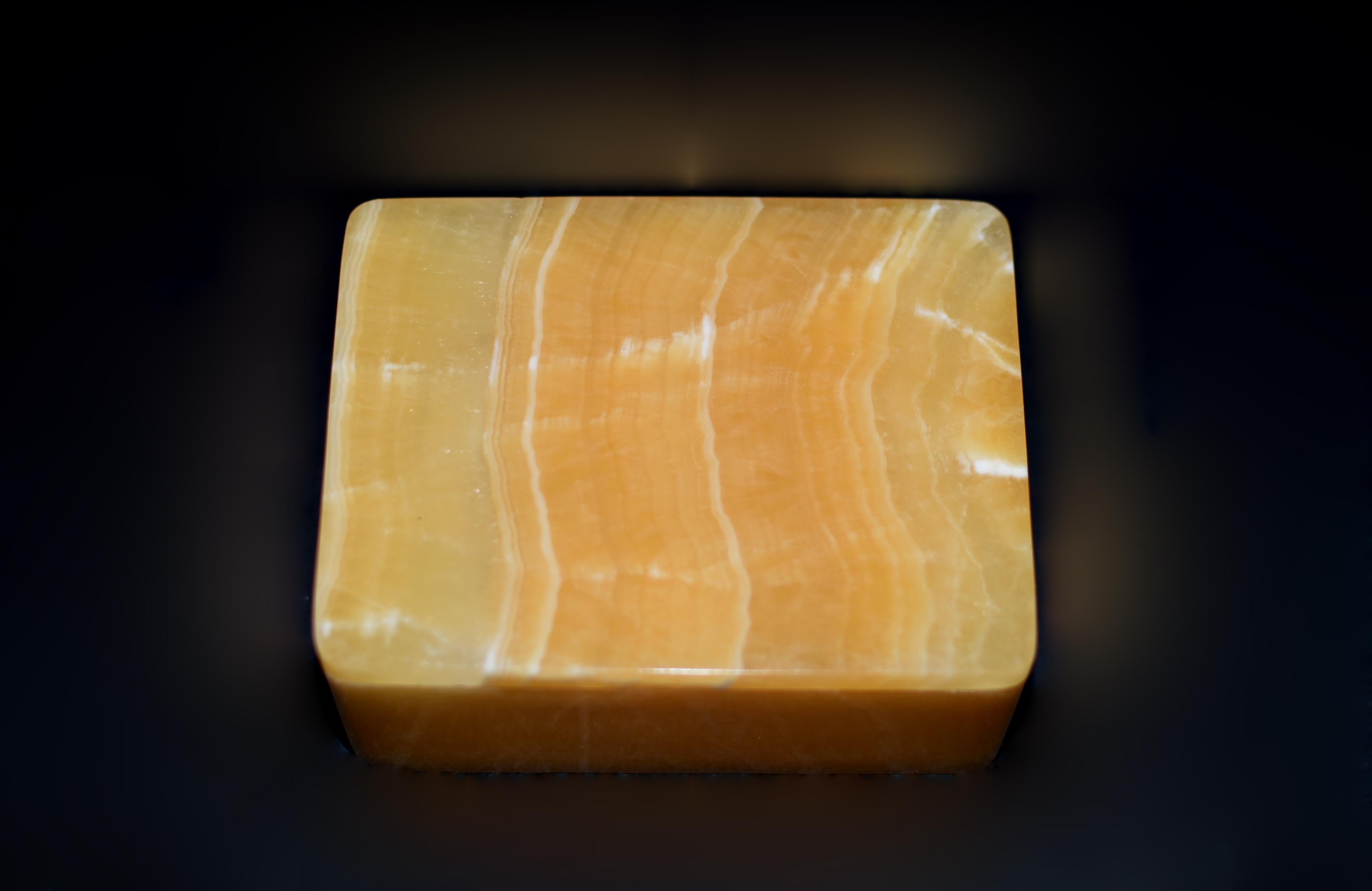 italien Honey Calcite Onyx Box 4
