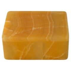 Honey Calcite Onyx Box 4" Rectangular 