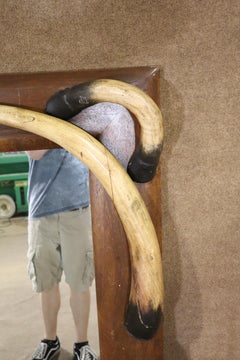 Large Horn Trim Mirror