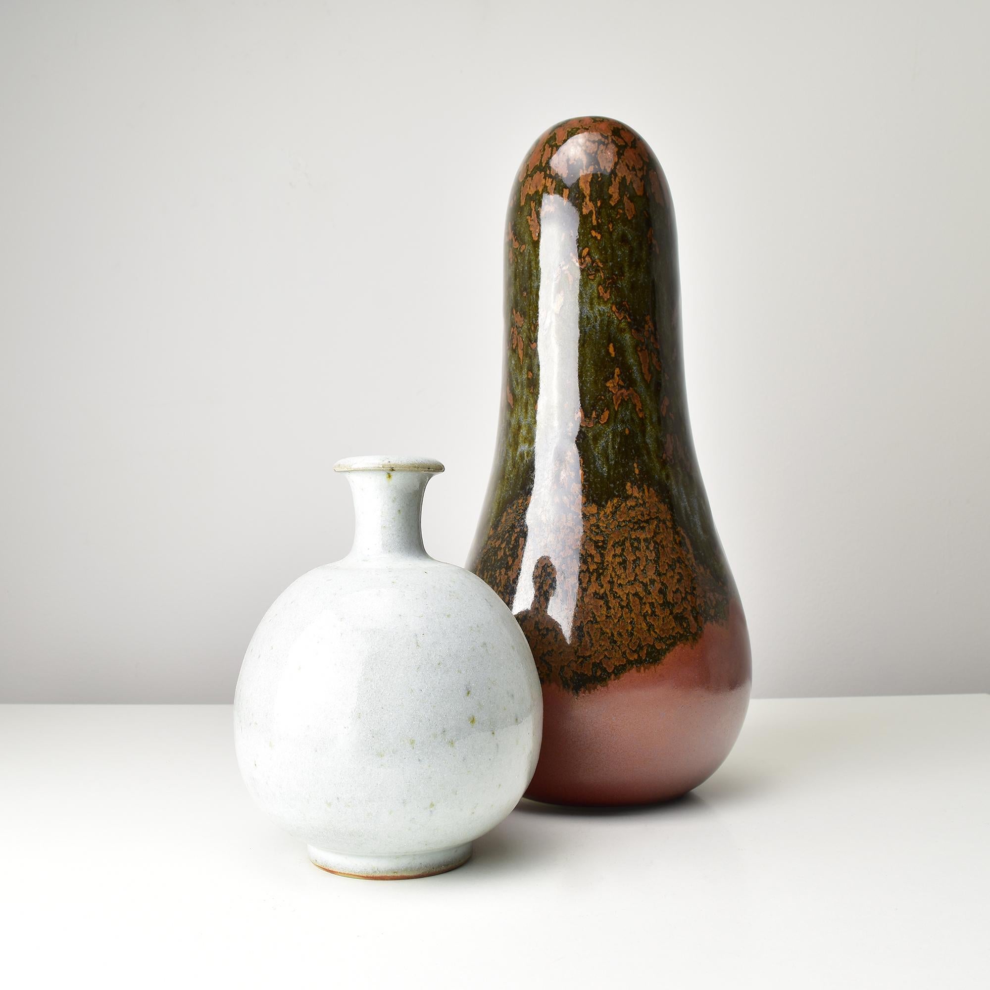 Jarrón grande de Studio Pottery de Horst Kerstan firmado y fechado en 1979 Gres esmaltado en venta 5