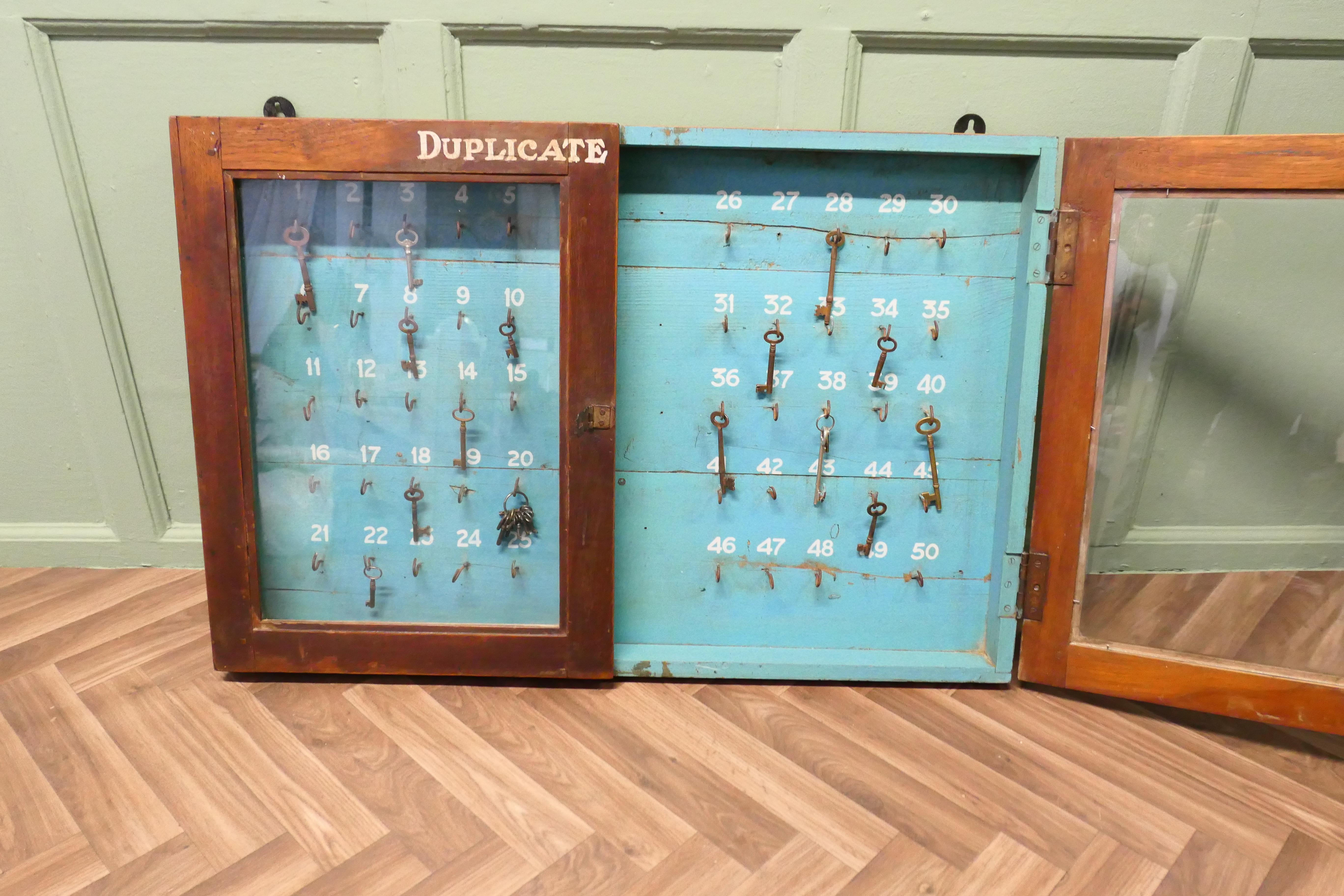 Large Hotel 50 Bedroom Wall Hanging Key Cupboard For Sale 1