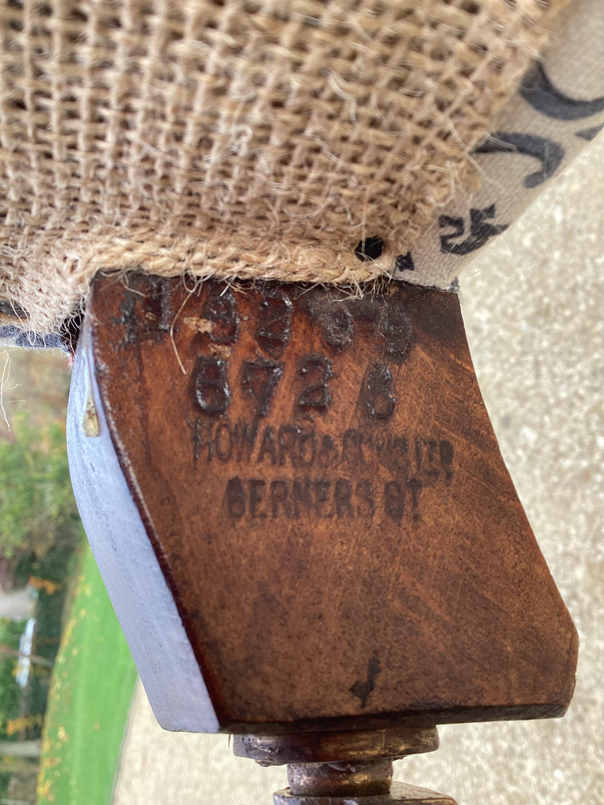 Upholstery Large Howard & Sons Club Armchair For Sale