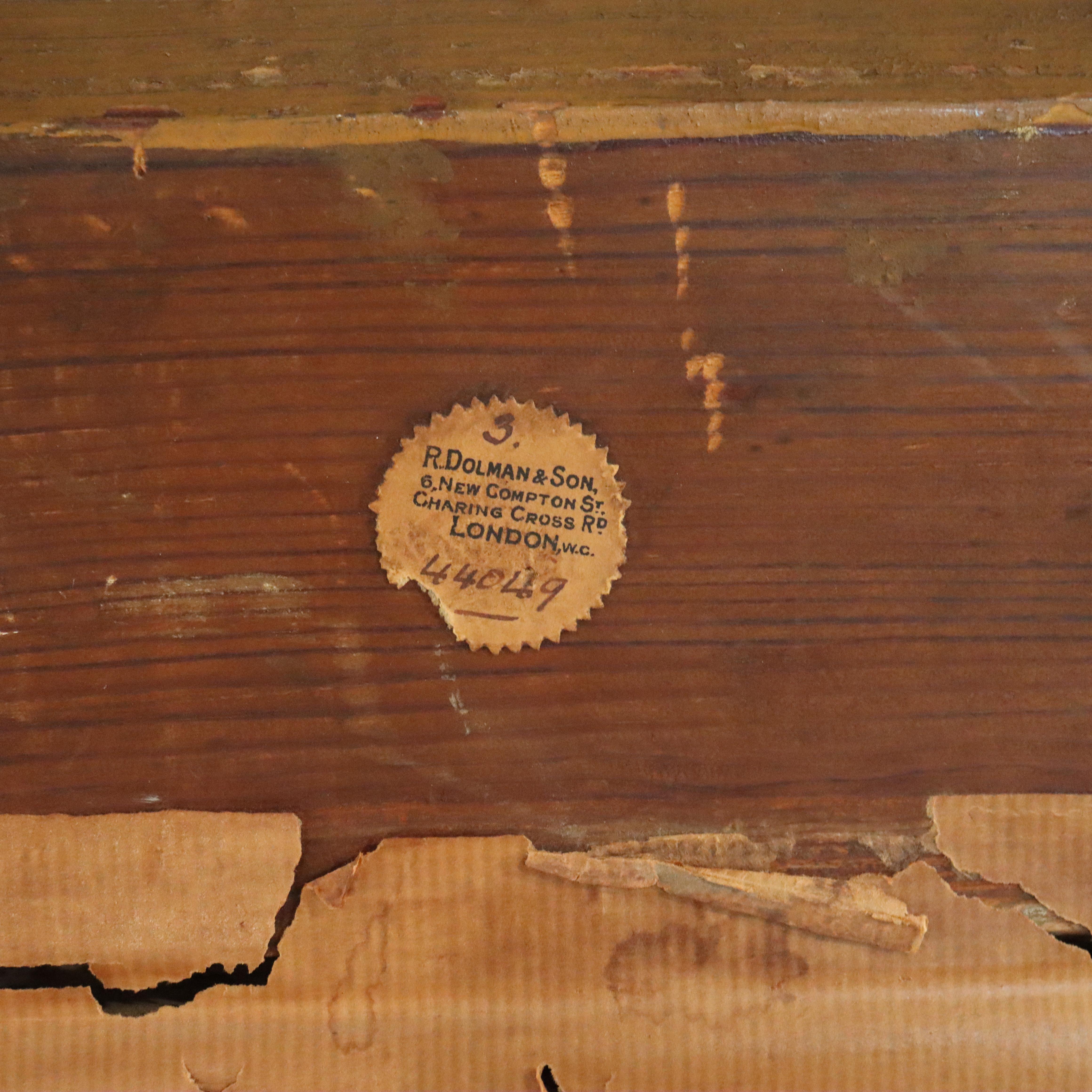 Große Hudson River School Öl auf Leinwand Landschaftsgemälde von Morelst C1890 im Angebot 6