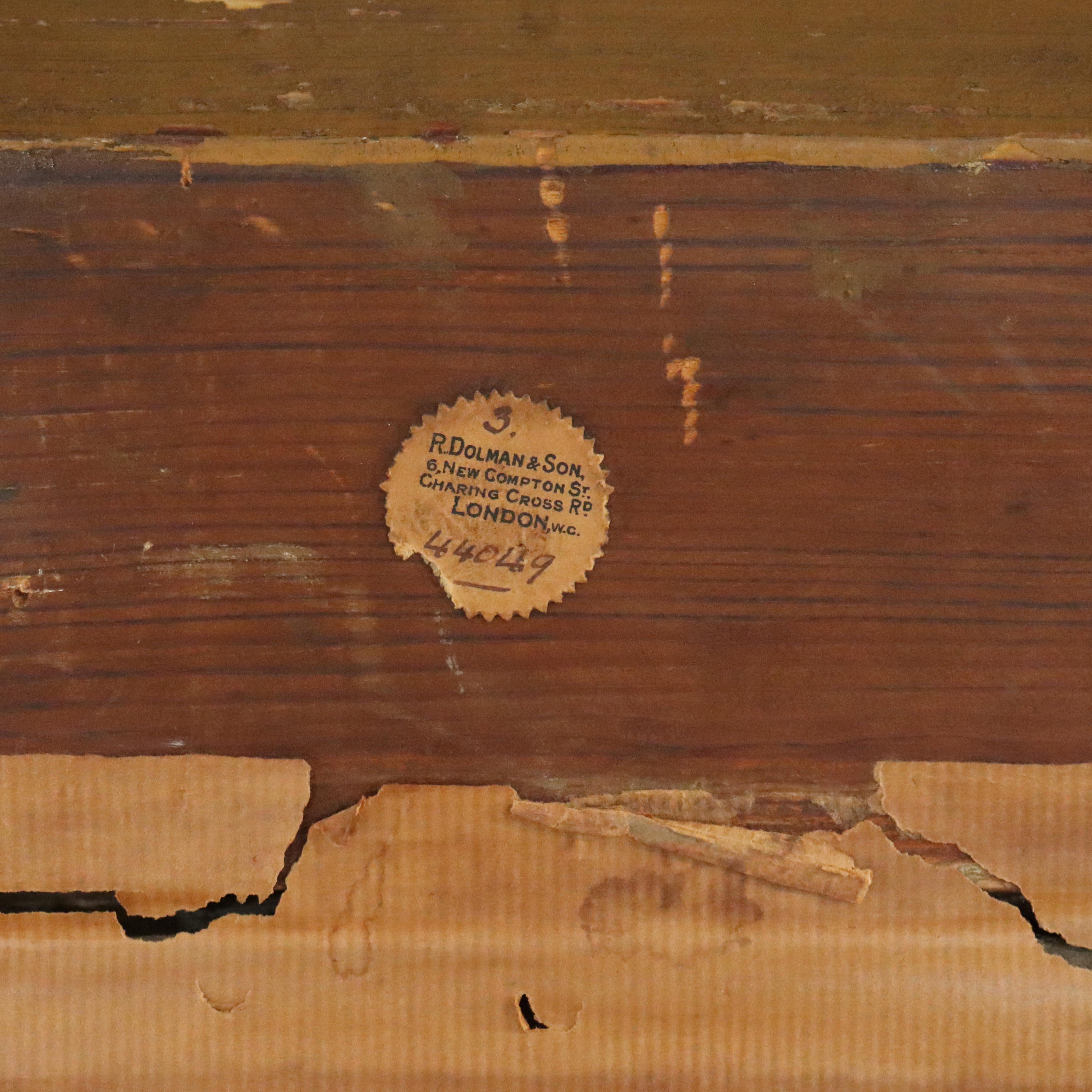 Große Hudson River School Öl auf Leinwand Landschaftsgemälde von Morelst C1890 im Angebot 8