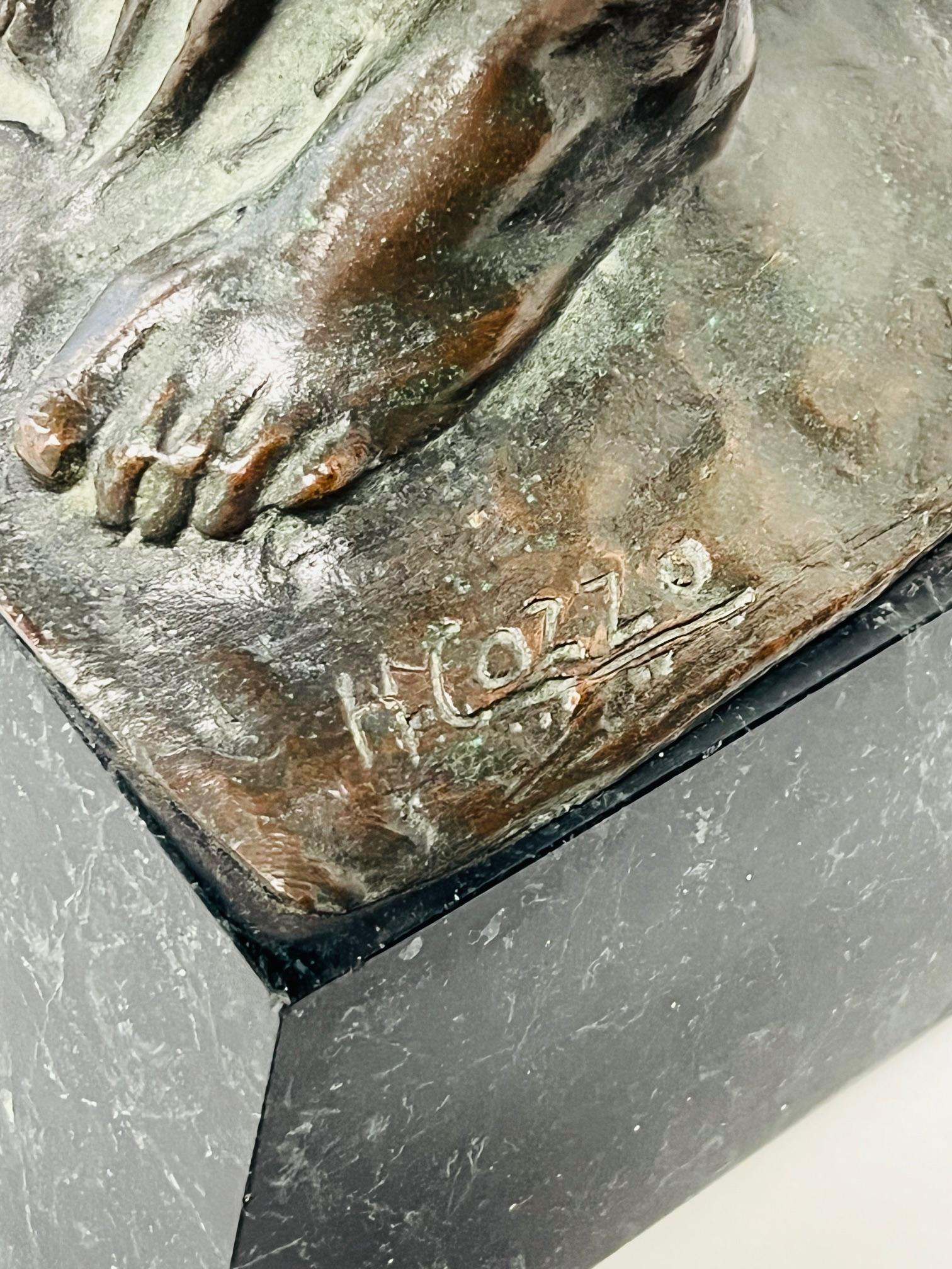 Grande e sexy bronzo di Humberto Cozzo Art Nouveau del 1900 circa In condizioni buone in vendita a Rio De Janeiro, RJ