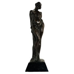 Large and sexy Humberto Cozzo Art Nouveau bronze circa 1900