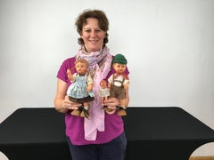 Large Hümmel Goebel Rubber Dolls with Labels, Western Germany