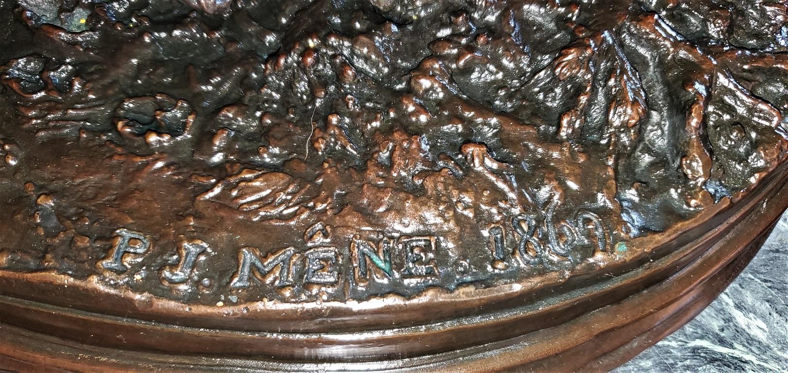 Gran escultura de bronce 