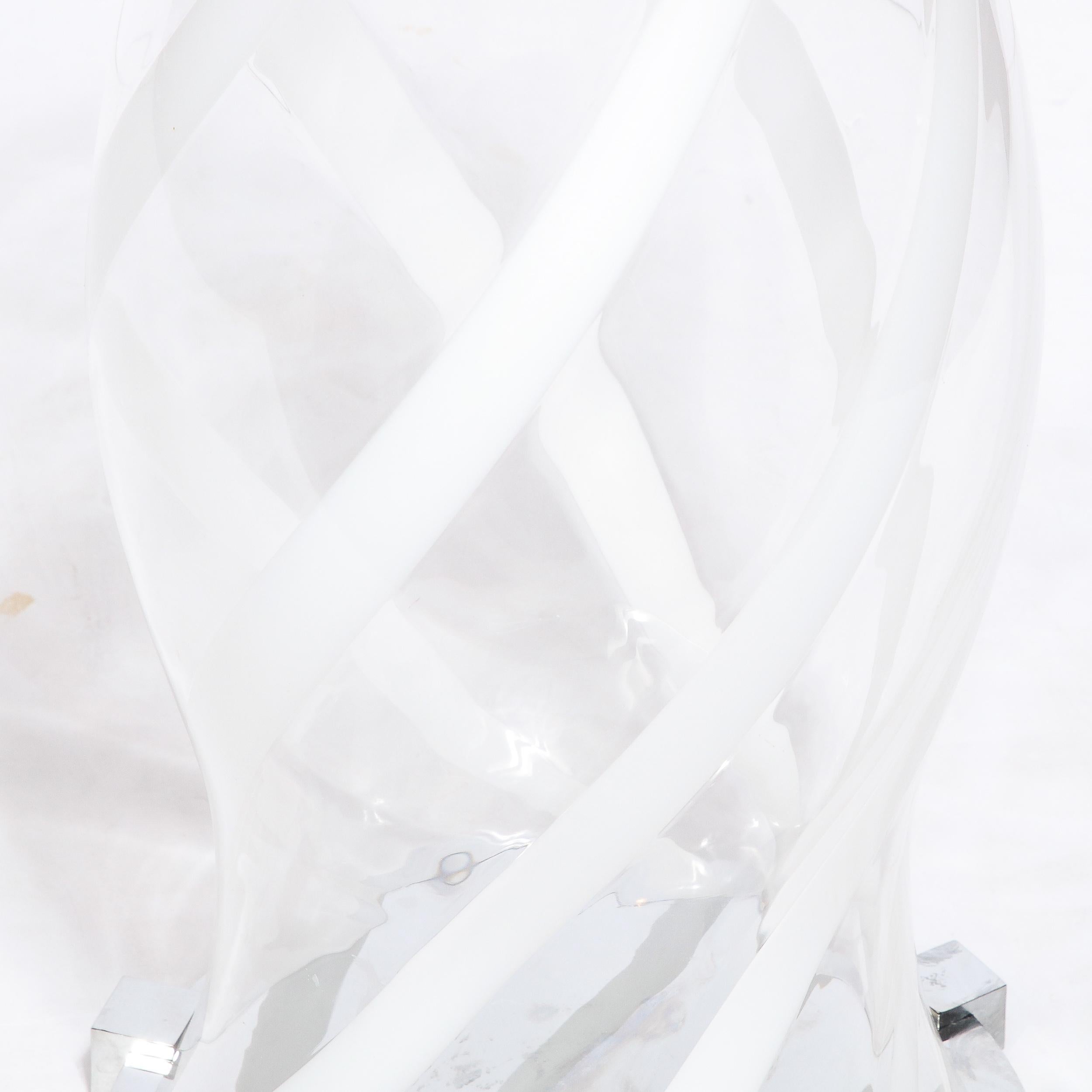 Murano Glass Large Hurricane Candle Holders in Hand Blown Murano Transluscent Glass