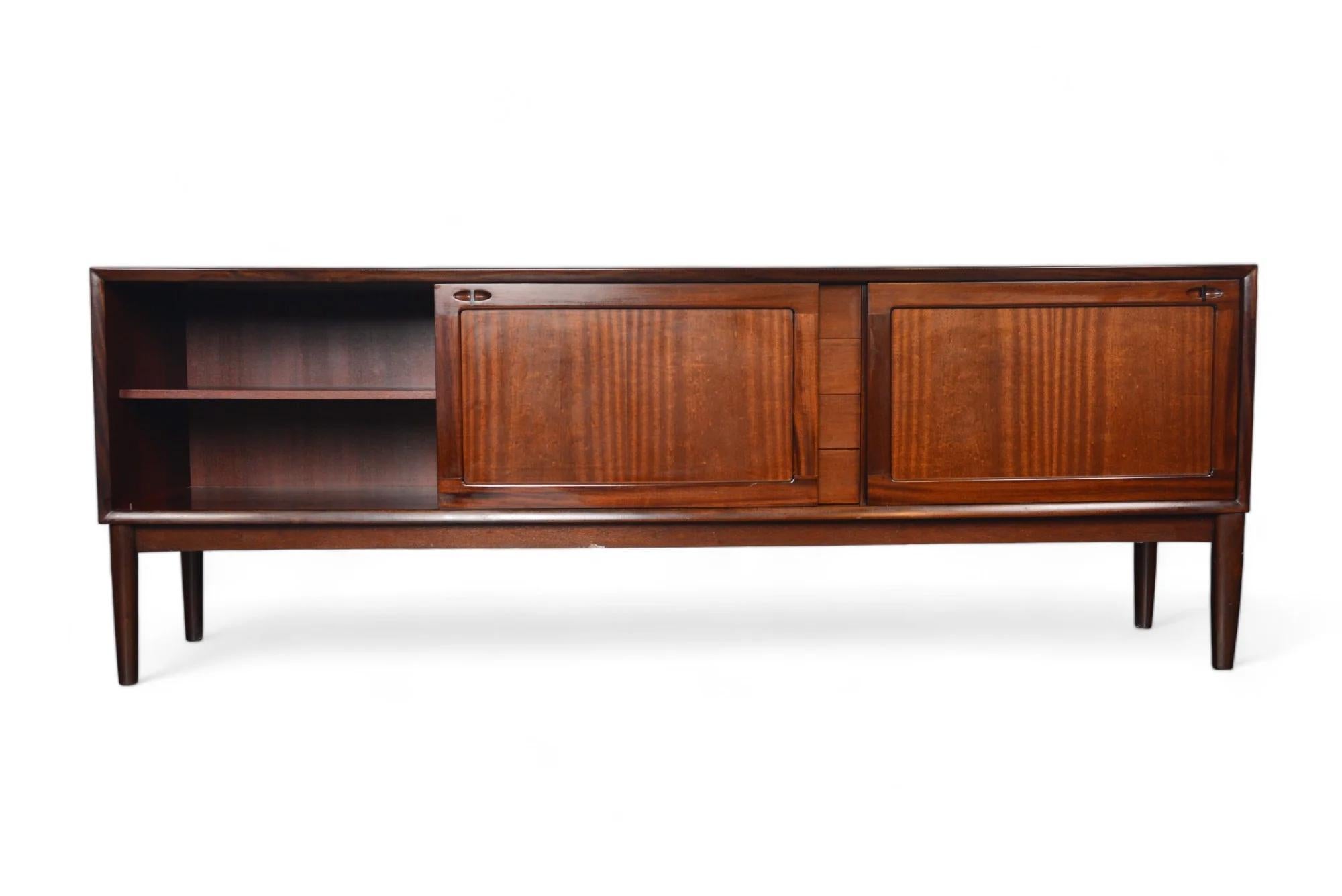 Mid-Century Modern Large H.w. Klein Credenza In Mahogany For Sale