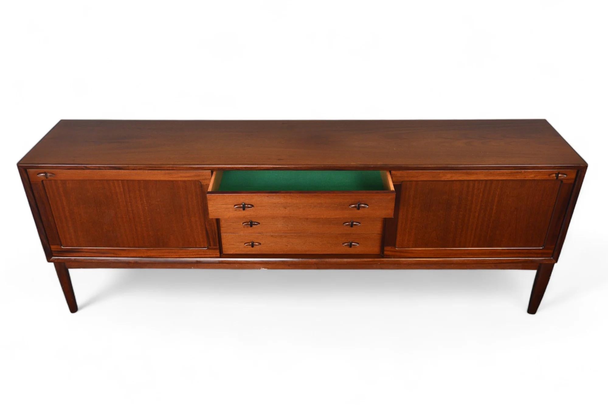 Large H.w. Klein Credenza In Mahogany In Good Condition For Sale In Berkeley, CA