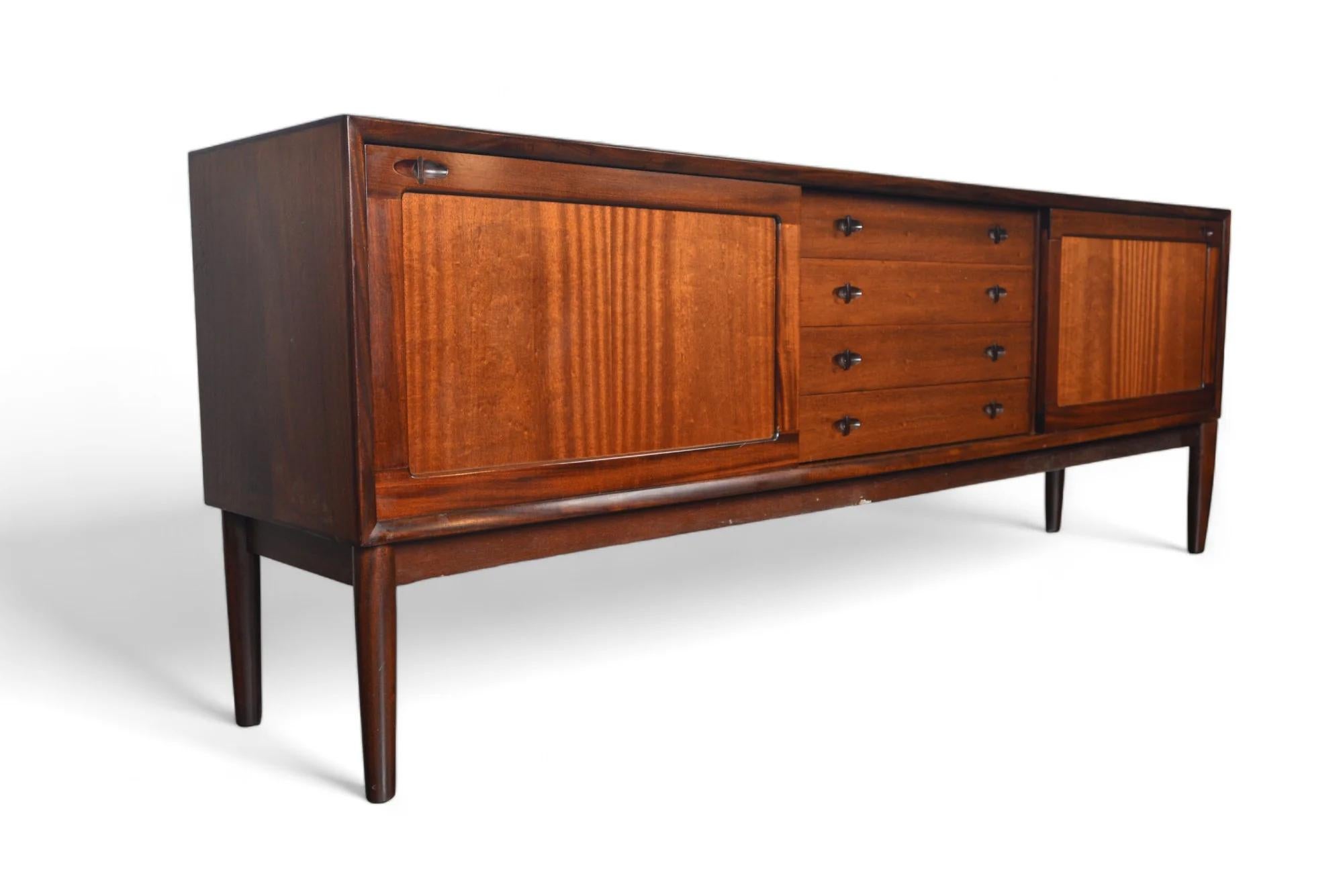 Large H.w. Klein Credenza In Mahogany For Sale 1