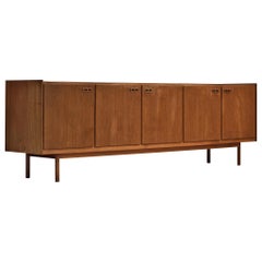 Large Ib Kofod-Larsen Sideboard in Teak with Five Doors