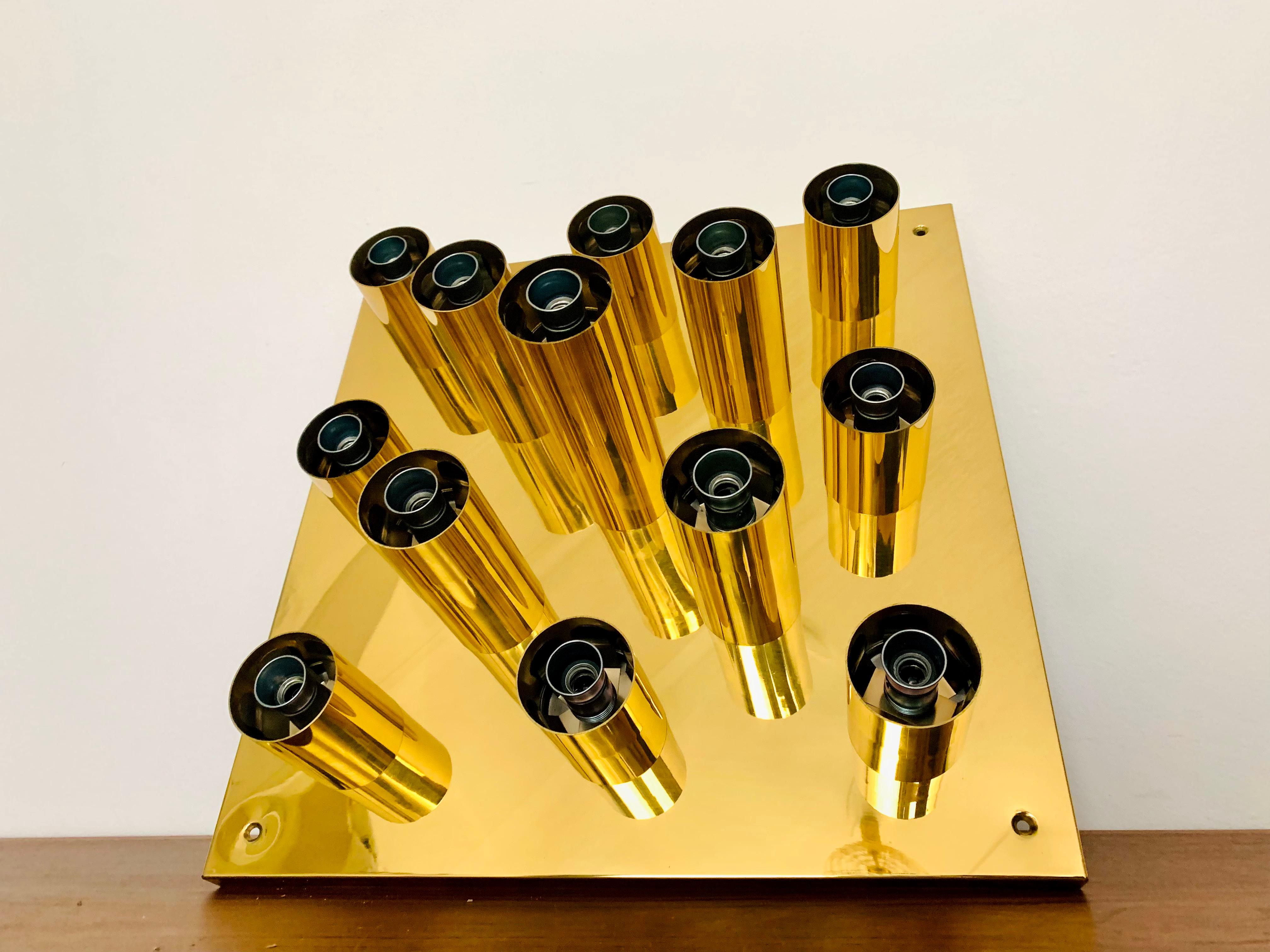 Large Ice Cube Flush Light by J.T. Kalmar For Sale 7