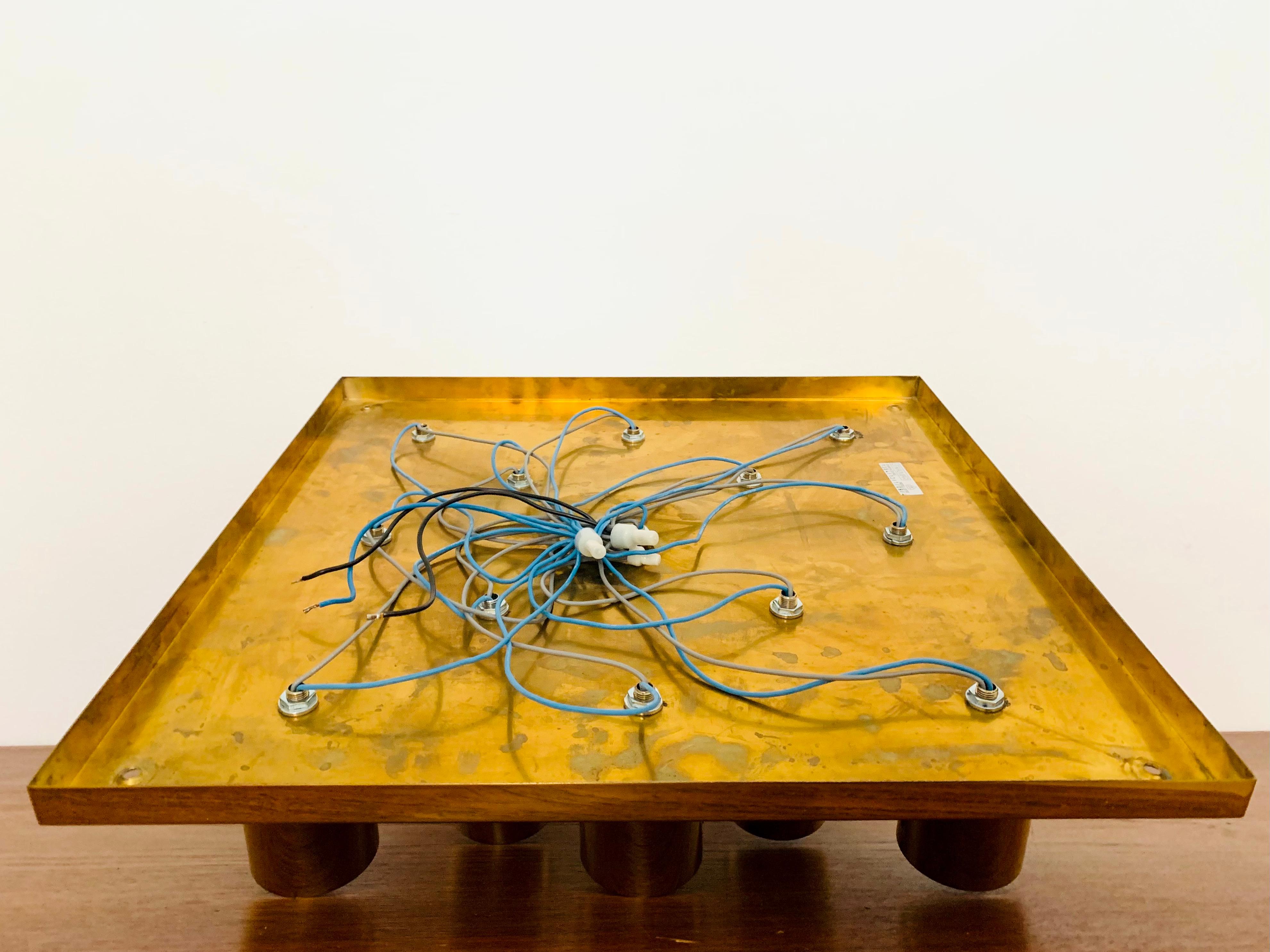 Large Ice Cube Flush Light by J.T. Kalmar For Sale 8