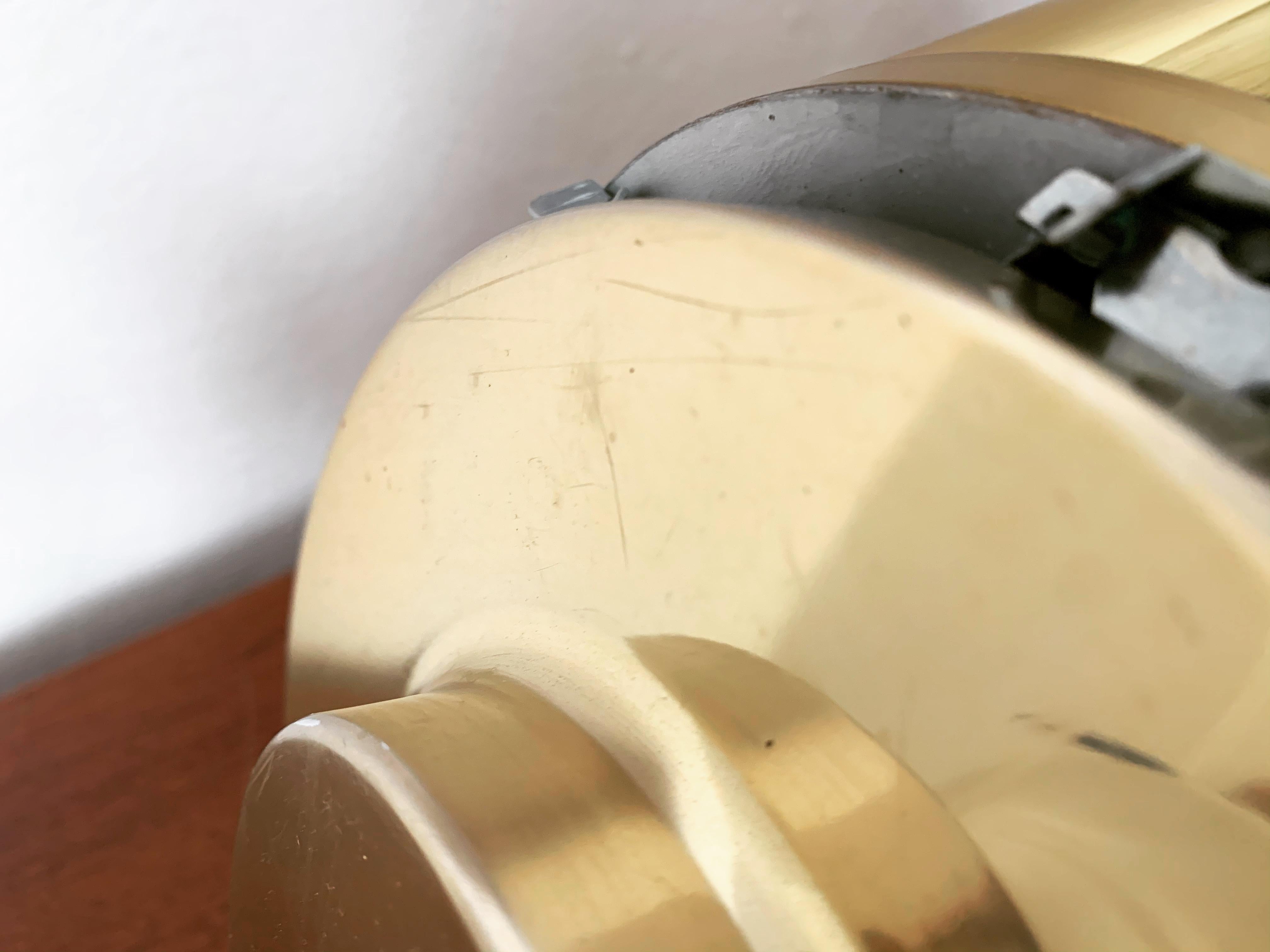 Lampada grande in vetro ghiaccio di Doria in vendita 7