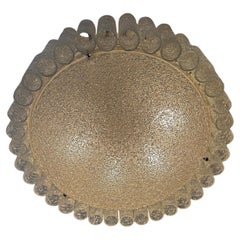 Large Ice Glass Tube Flush Mount Chandelier, by Doria Leuchten