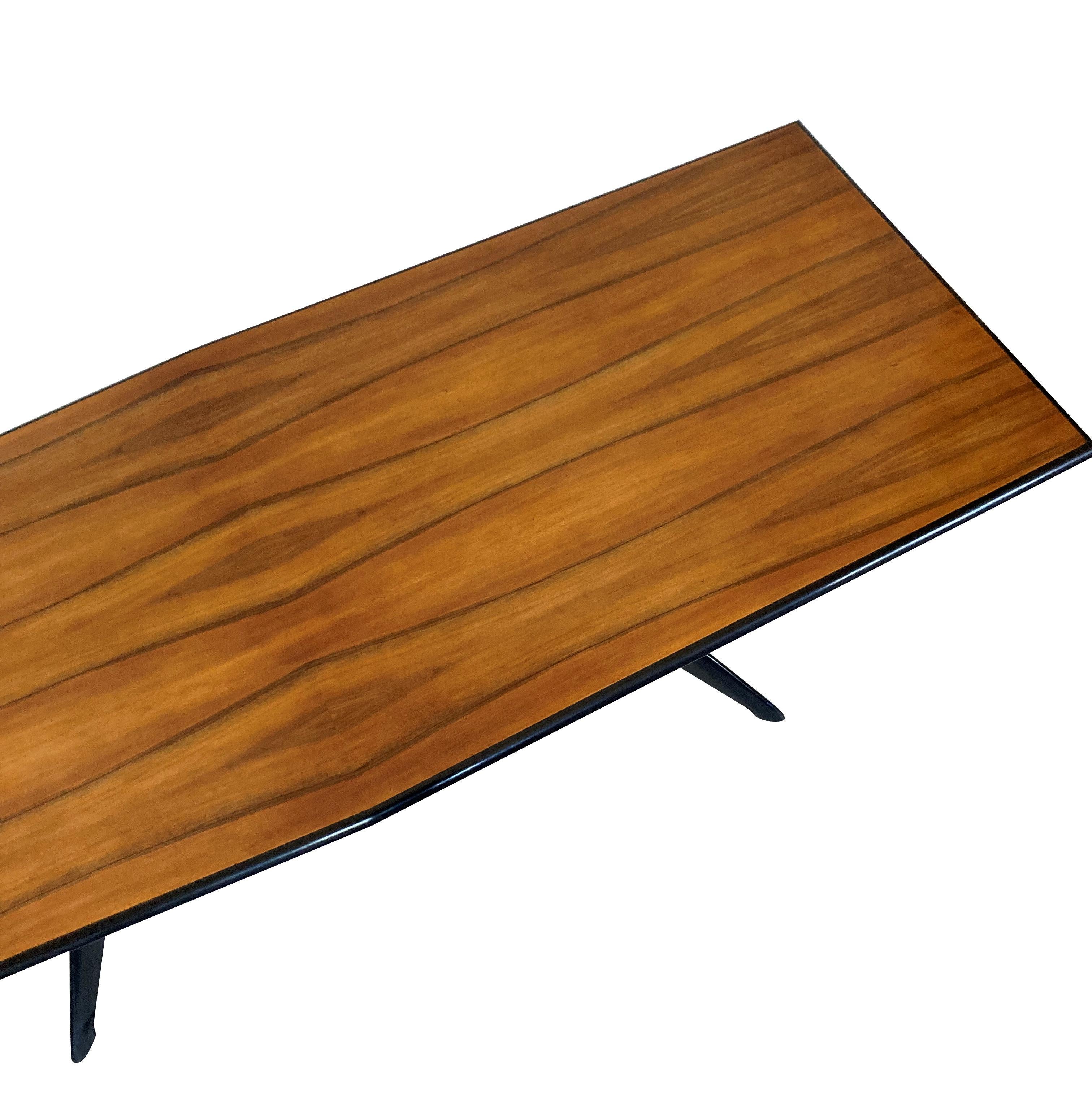 Mid-Century Modern Large Ico Parisi Architectural Dining Table 