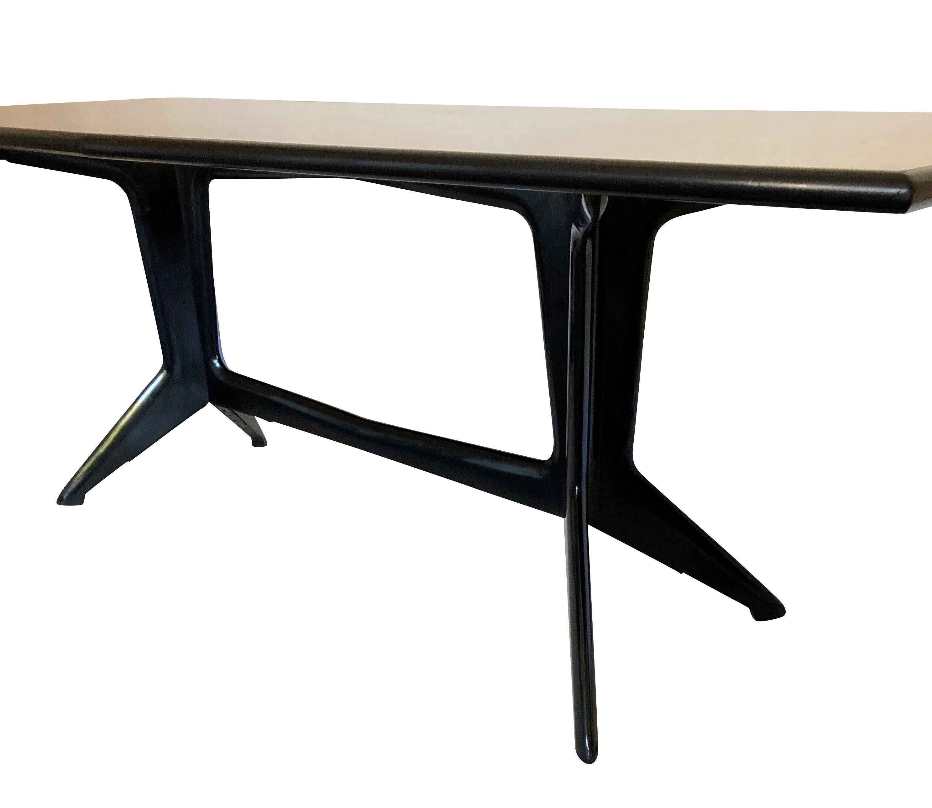 Mid-20th Century Large Ico Parisi Architectural Dining Table  For Sale