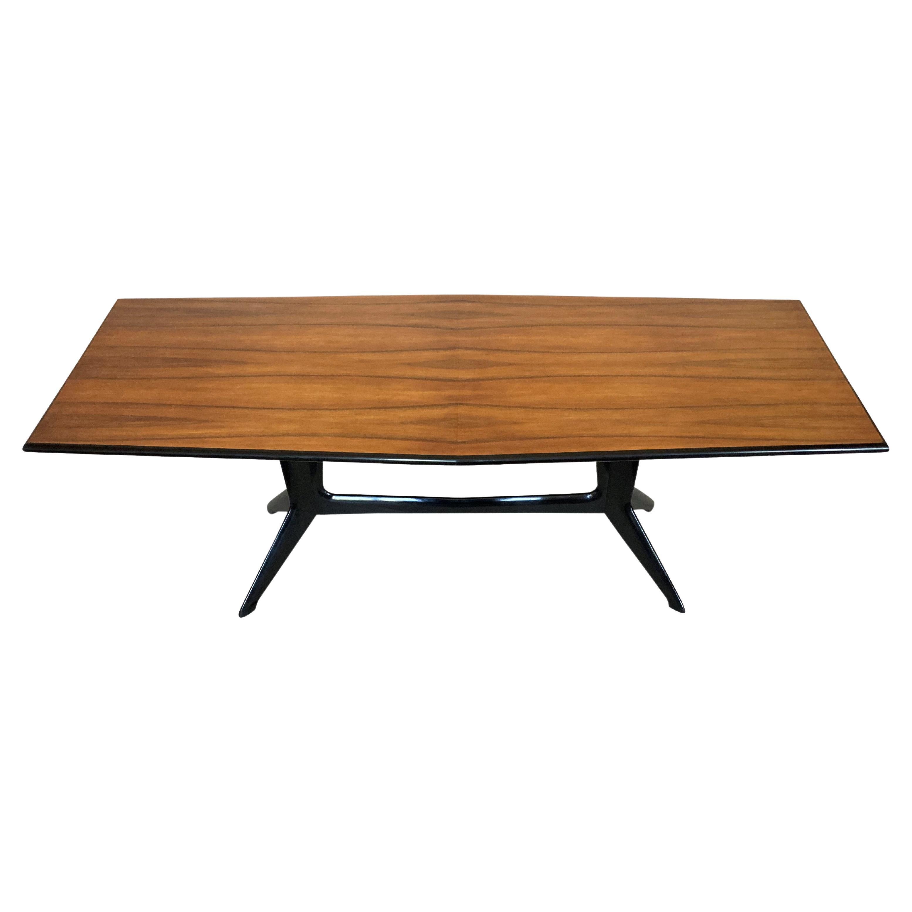 Large Ico Parisi Architectural Dining Table  For Sale
