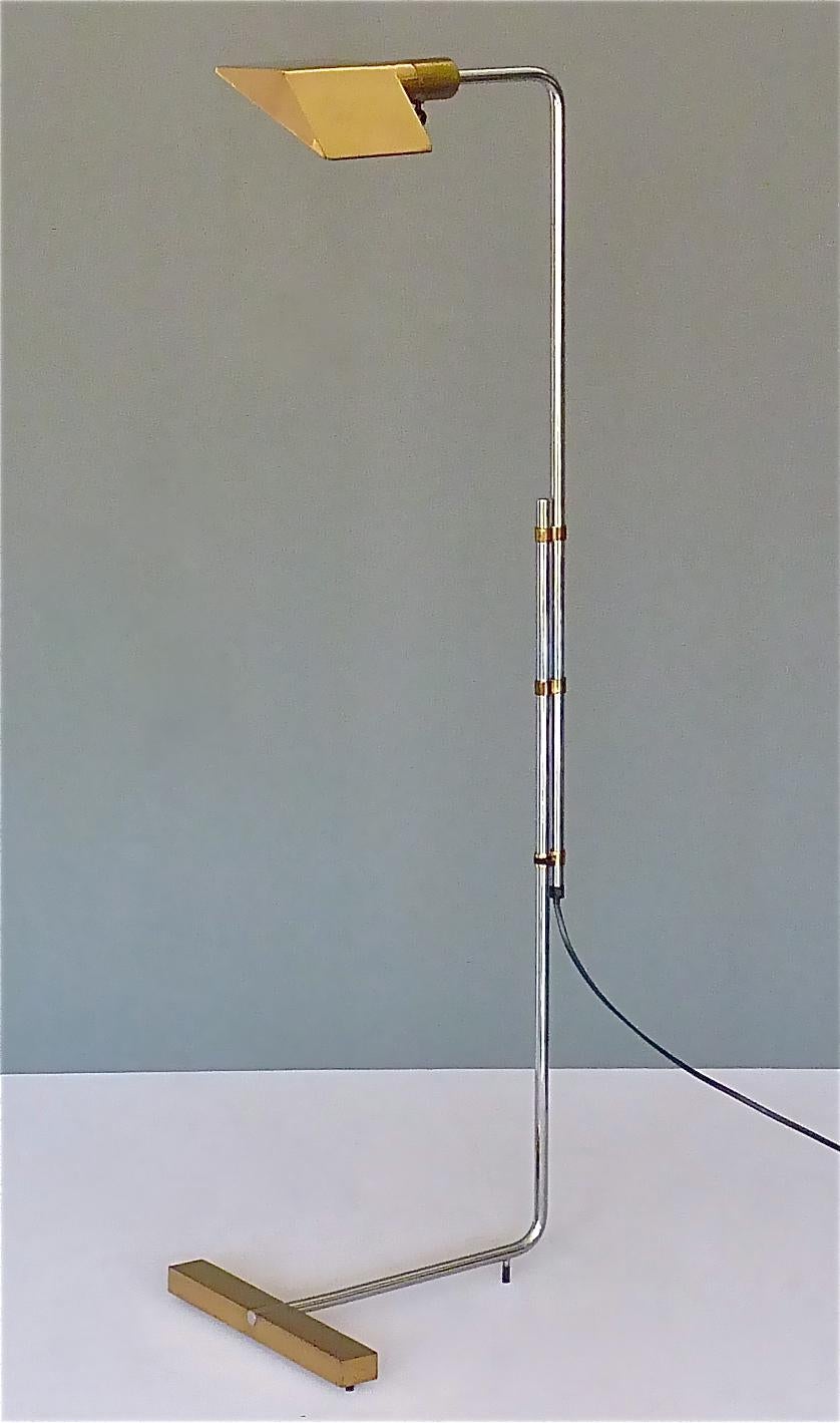 Große ikonische Cedric Hartman-Stehlampe für Jack Lenor Larsen, Serial Nr. 8, 1960er Jahre (Moderne der Mitte des Jahrhunderts) im Angebot