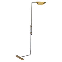 Large Iconic Cedric Hartman Floor Lamp for Jack Lenor Larsen Serial No. 8 1960s