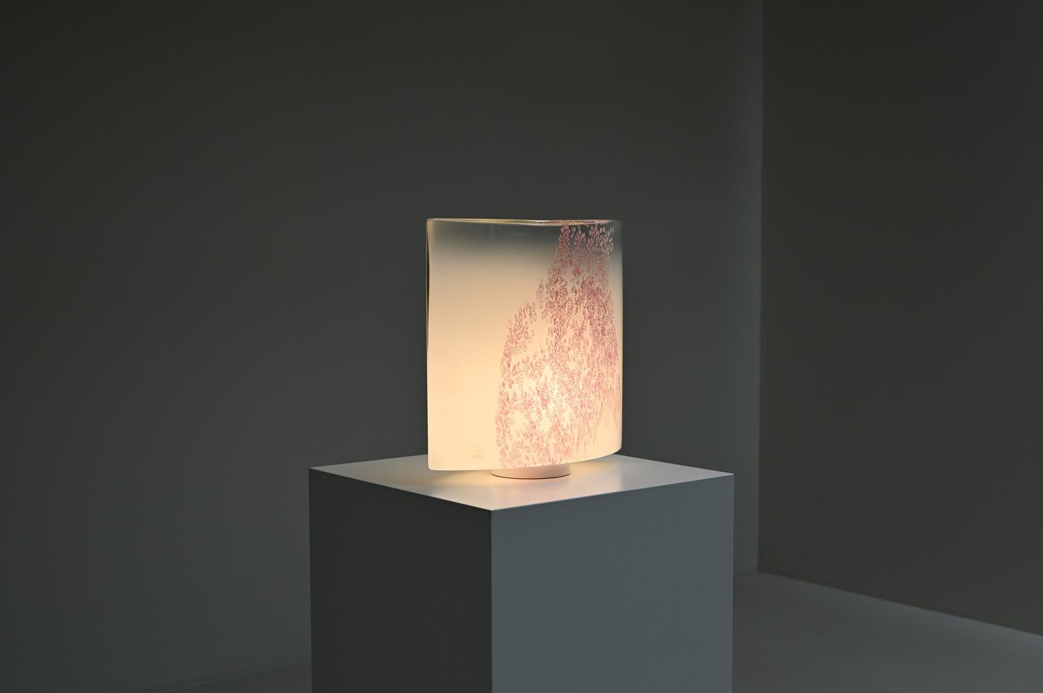 Large Idra table lamp by Rosanna Toso for Leucos , 1980s Itlay. In Good Condition For Sale In Landgraaf, NL
