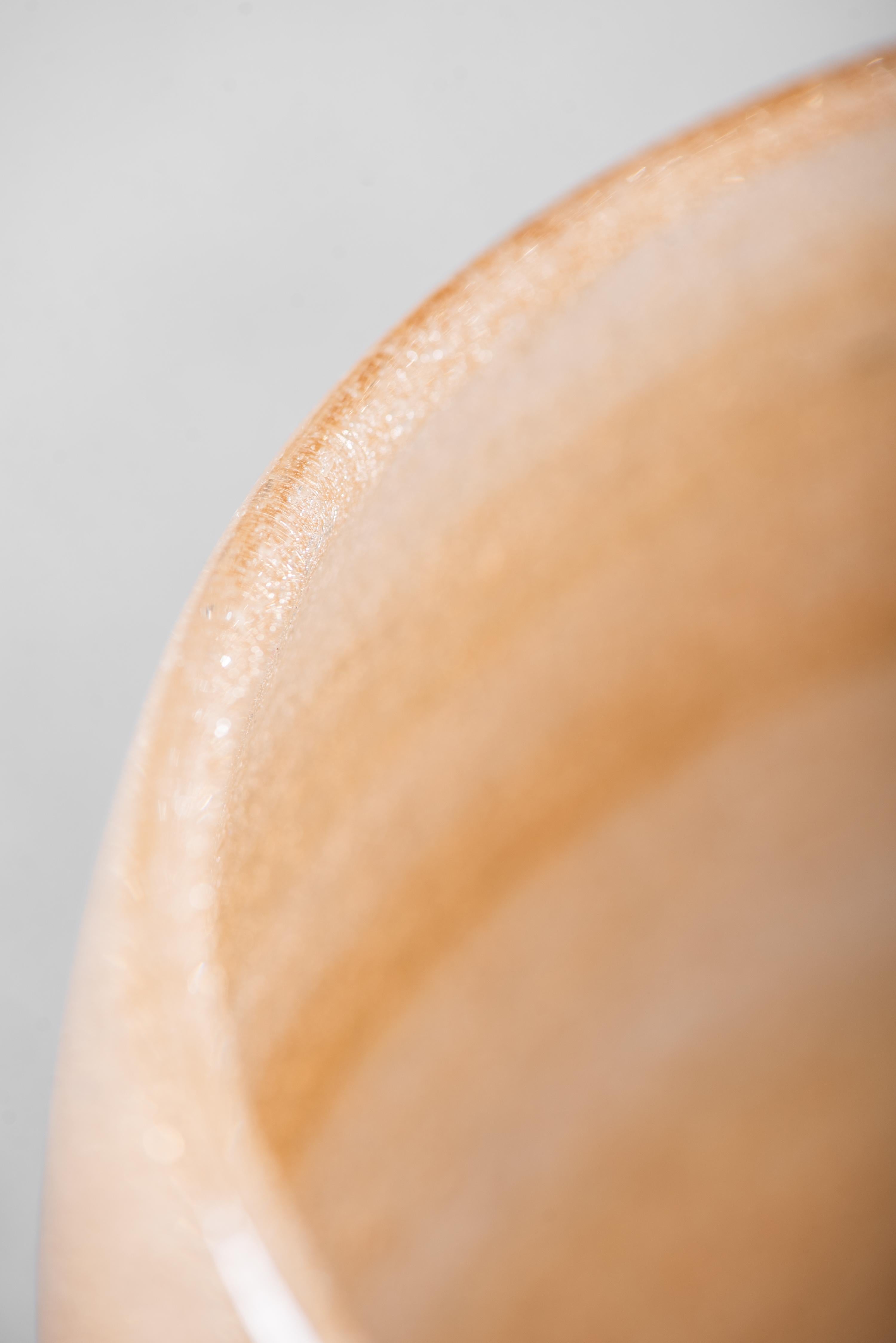 Große Schale aus Kunstglas 