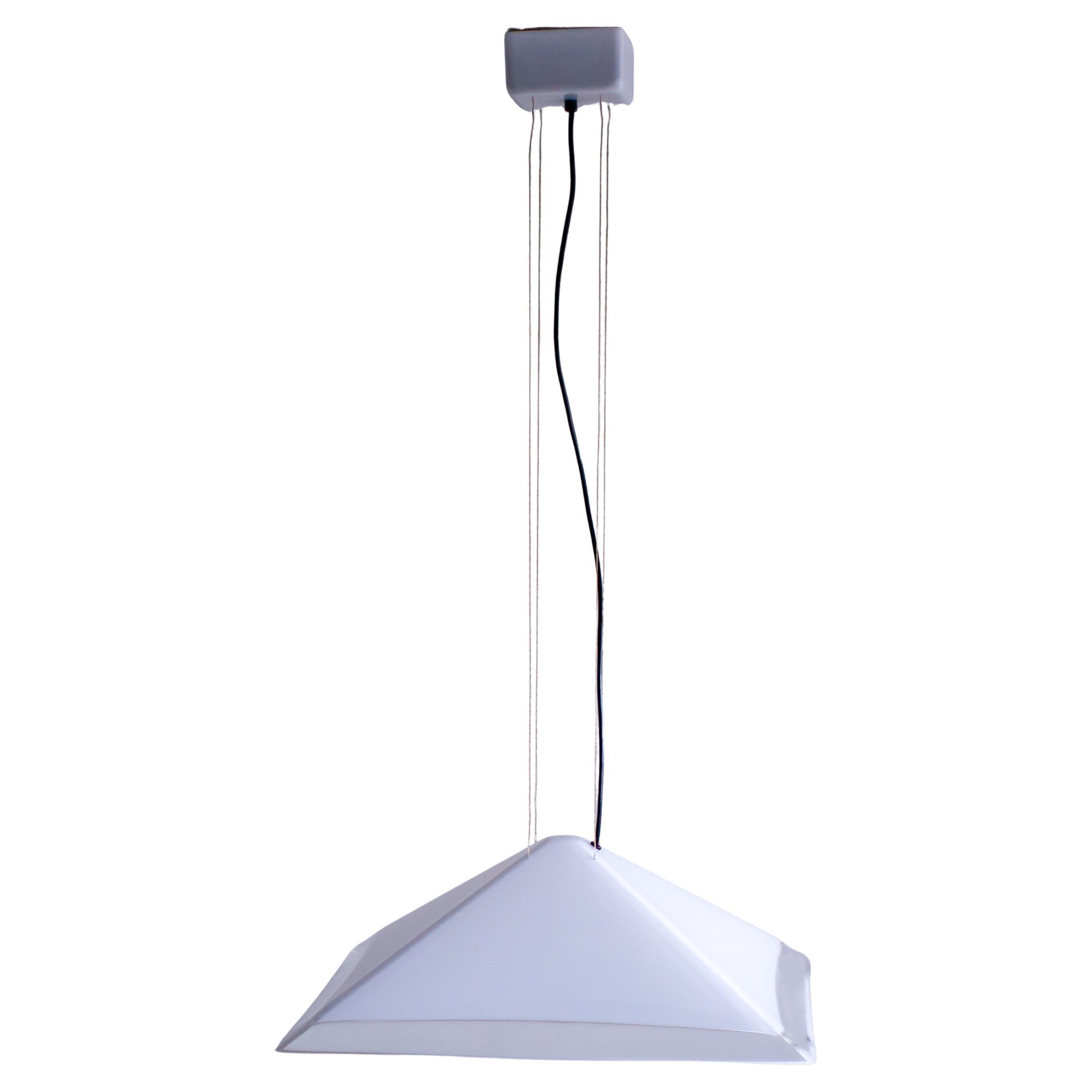 Large iGuzzini Pyramid Shaped Pendant For Sale