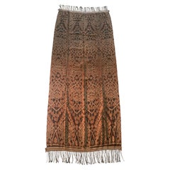 Vintage Large Ikat Textile from Sumba Island with Stunning Tribal Motifs, Indonesia
