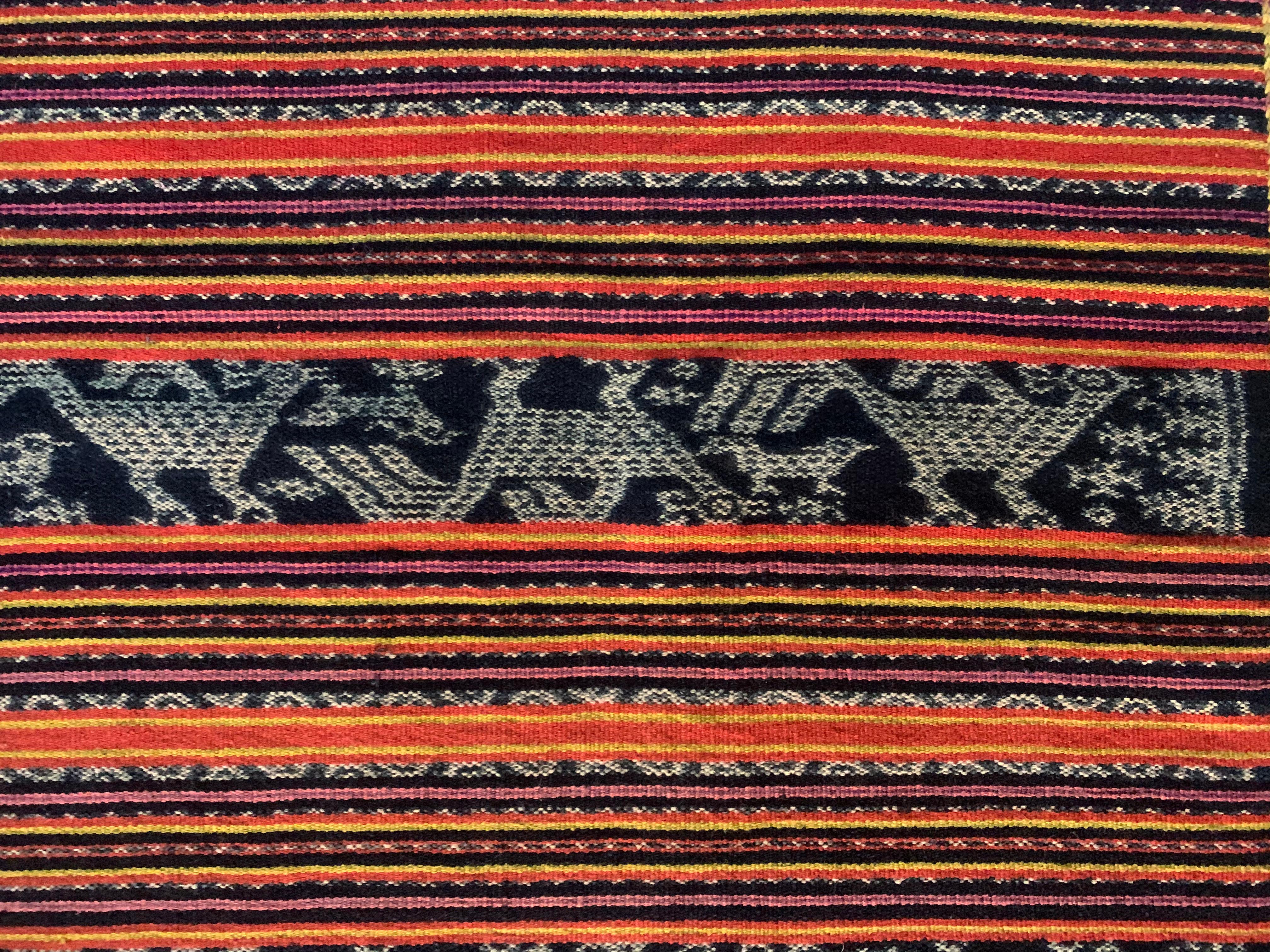 Hand-Woven Ikat Textile from Timor with Stunning Tribal Motifs & Colours, Indonesia
