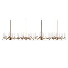 Lampadario grande Il Pezzo 3 Bronze Endless di Il Pezzo Mancante