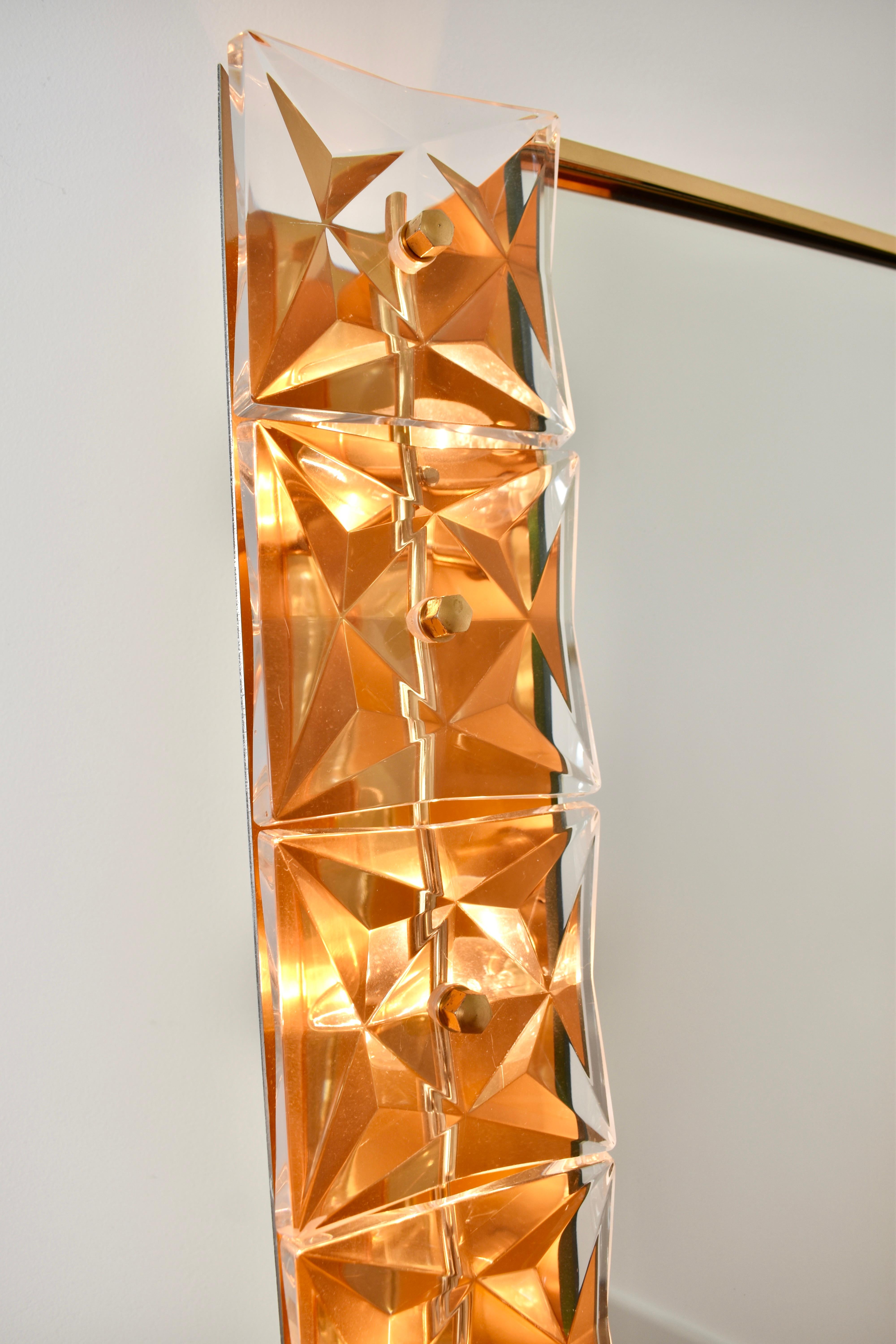 Large Illuminated Crystal Mirror from Kinkeldey, 1970s For Sale 8