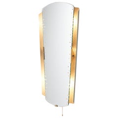 Vintage Large Illuminated Mirror, Ernest Igl