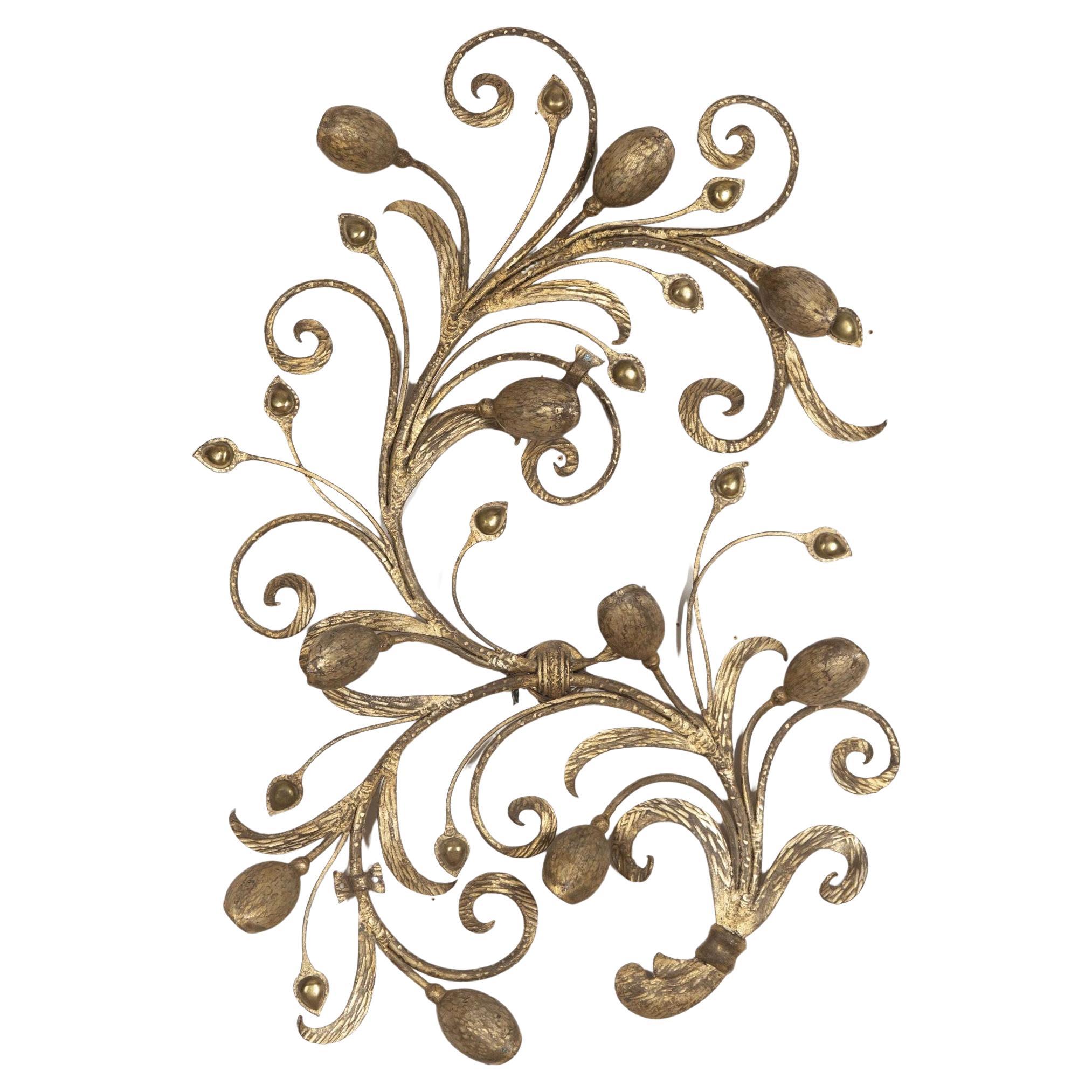 Wrought Iron Wall Decorations 55 For Sale at 1stDibs large wrought iron wall decor, antique