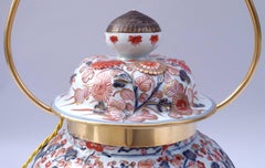 Large Imari Baluster Vase with Dome Mounted as a Lamp, circa 1950