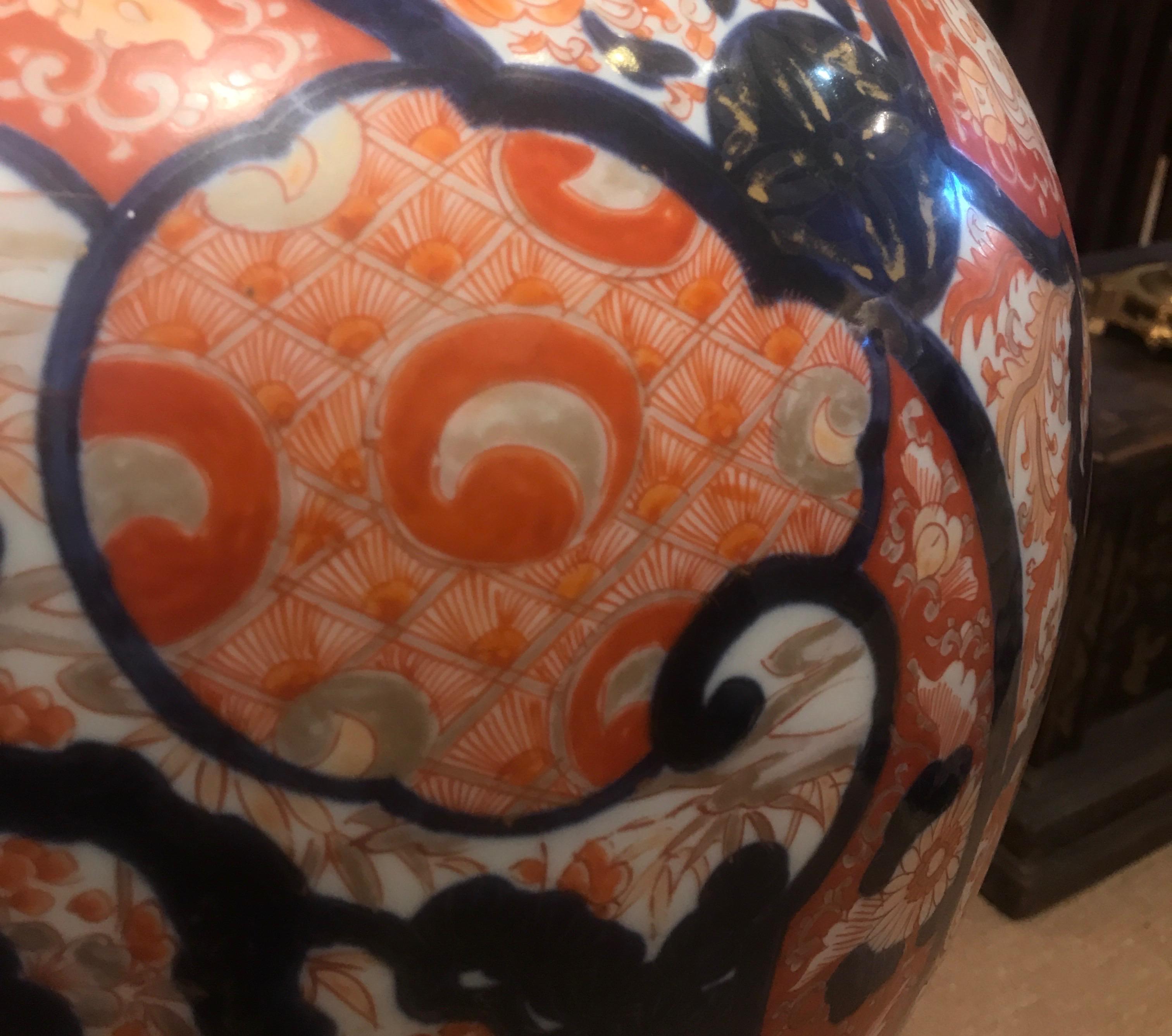 Japanese Large Imari Floor Vase