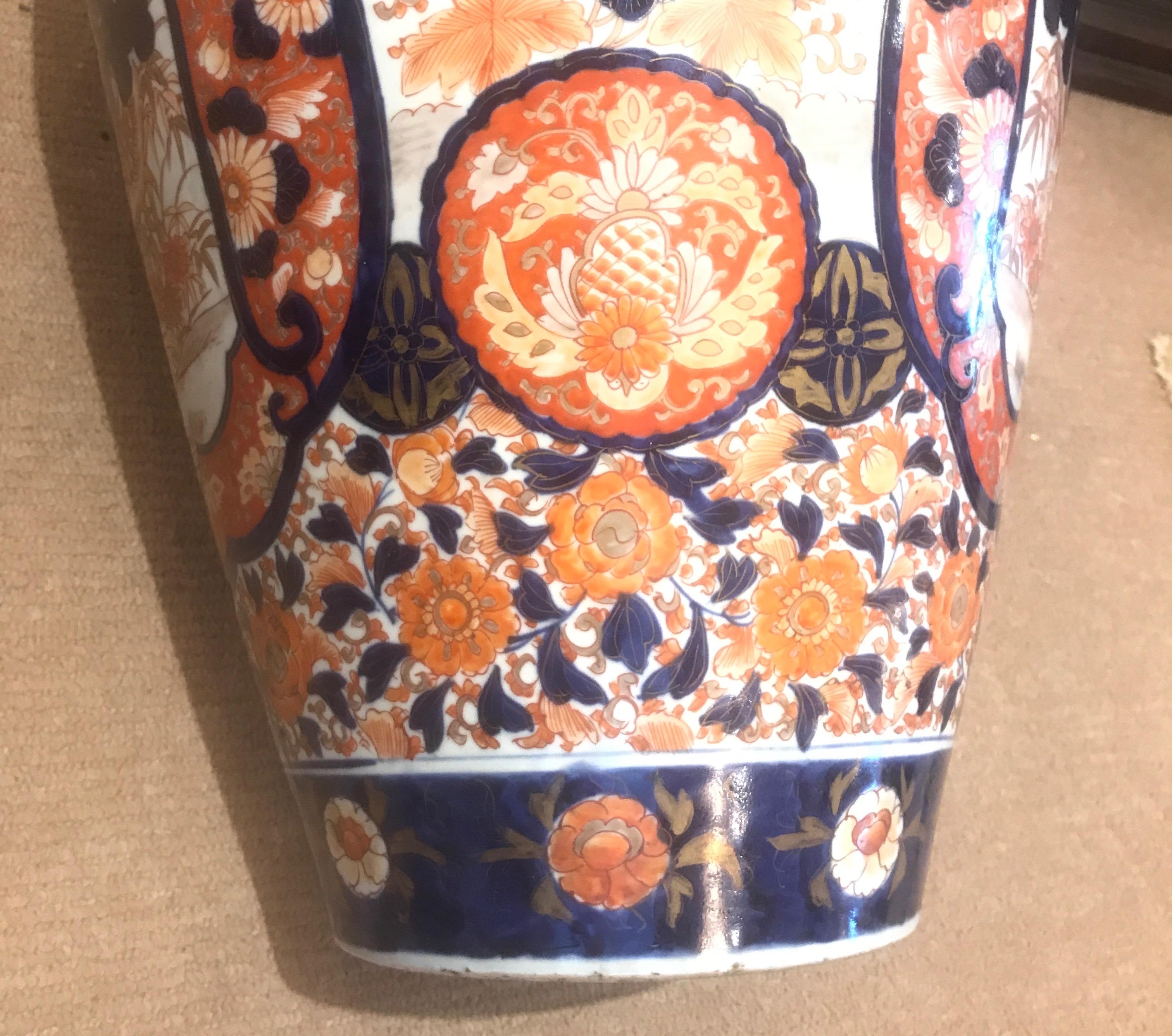 Large Imari Floor Vase 1