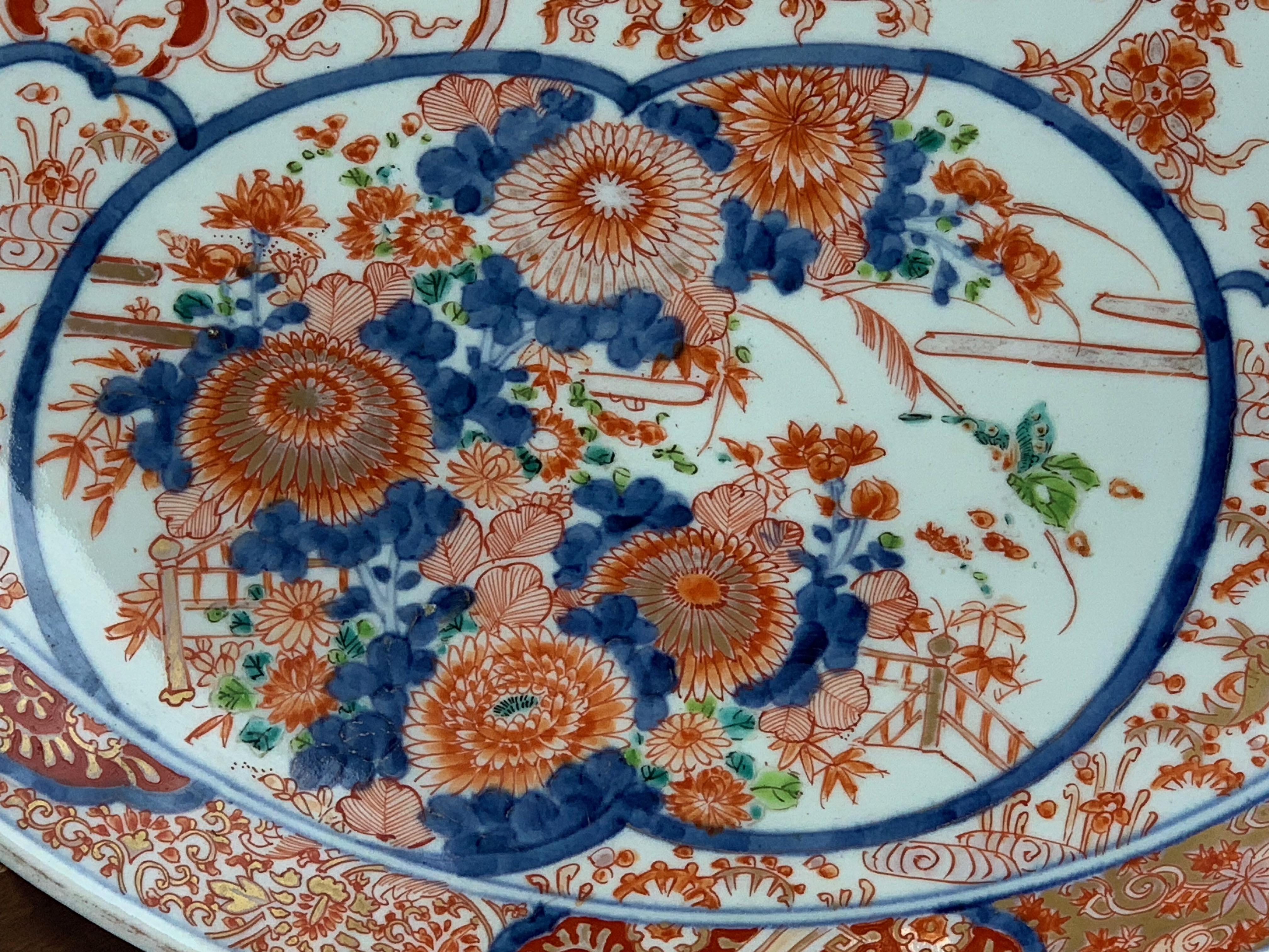 Japonisme Imari Porcelain Charger-Japan, Meiji Period-18.25