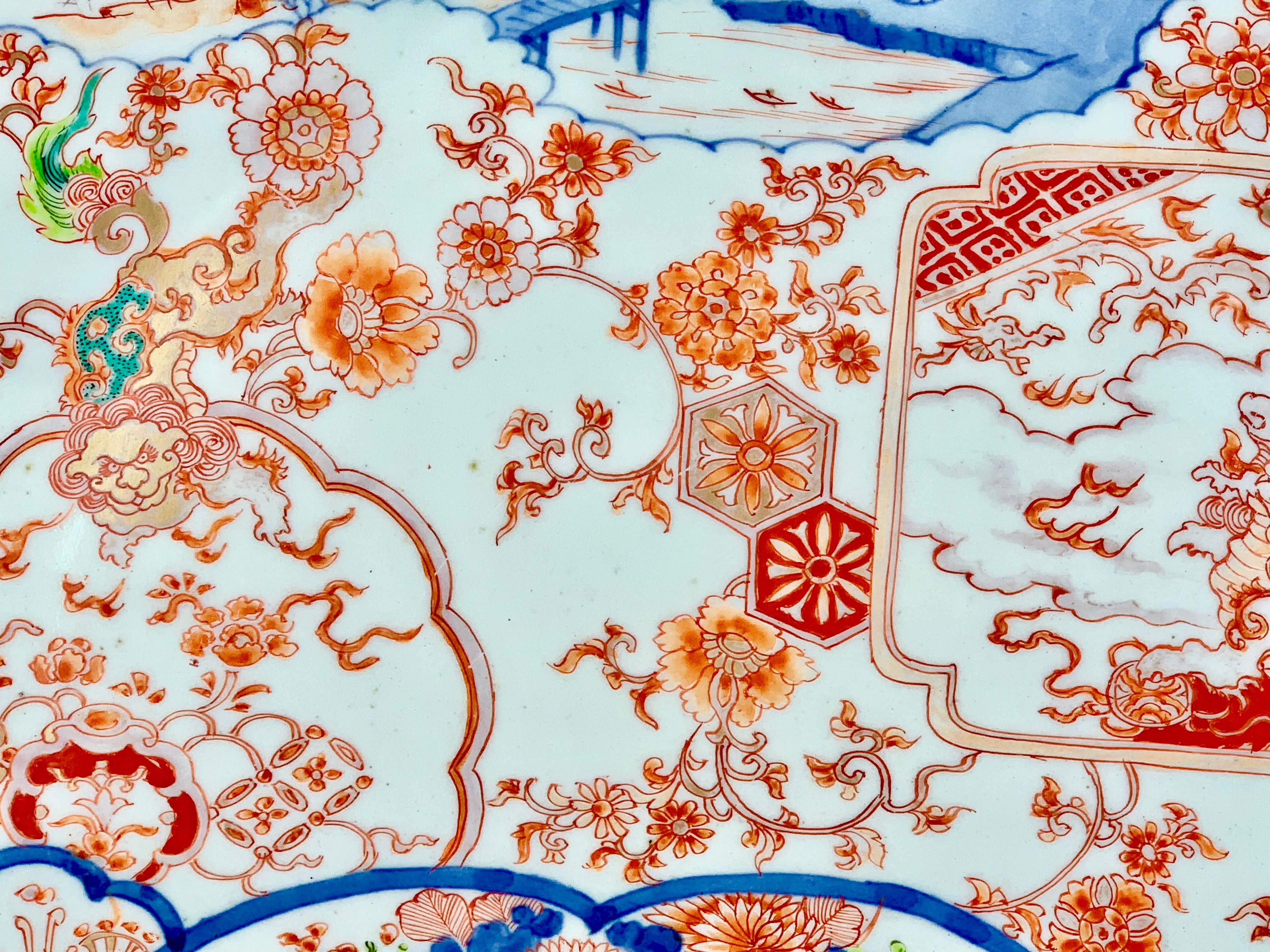 Servierplatte aus Imari-Porzellan, japanisch, Meiji-Periode, 18,25