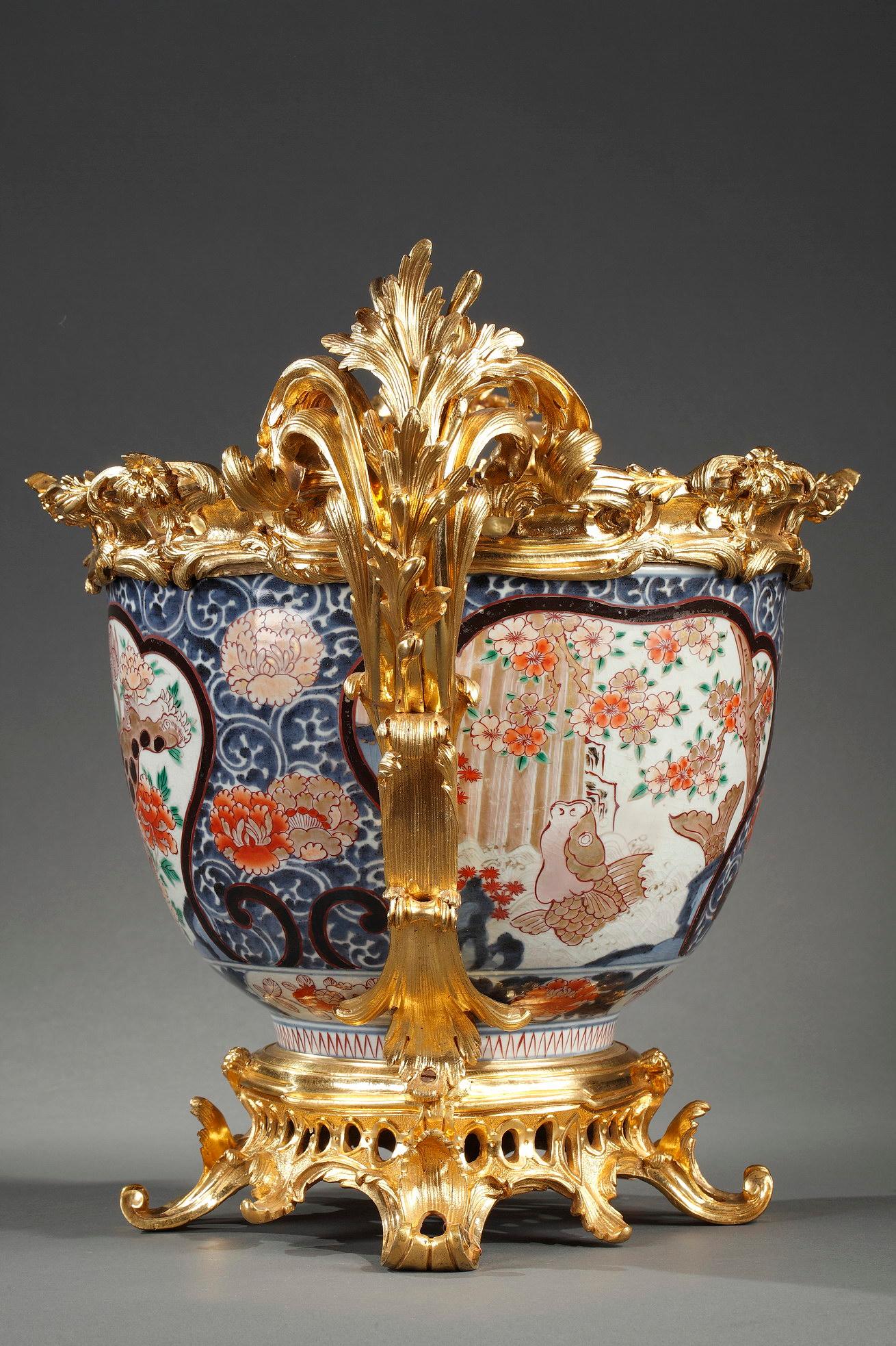Grande fioriera in Imari Porcelain, Francia, 1880 circa in vendita 1