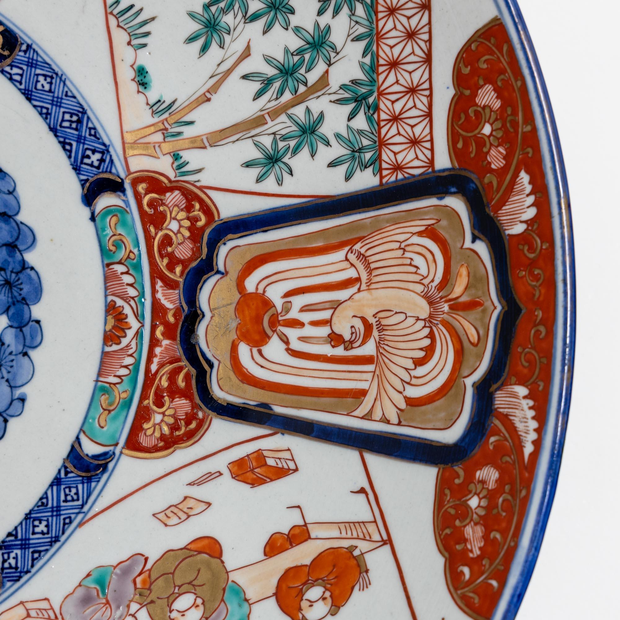 Großer Imari Porcelain Teller, wahrscheinlich 19. Jahrhundert im Angebot 4