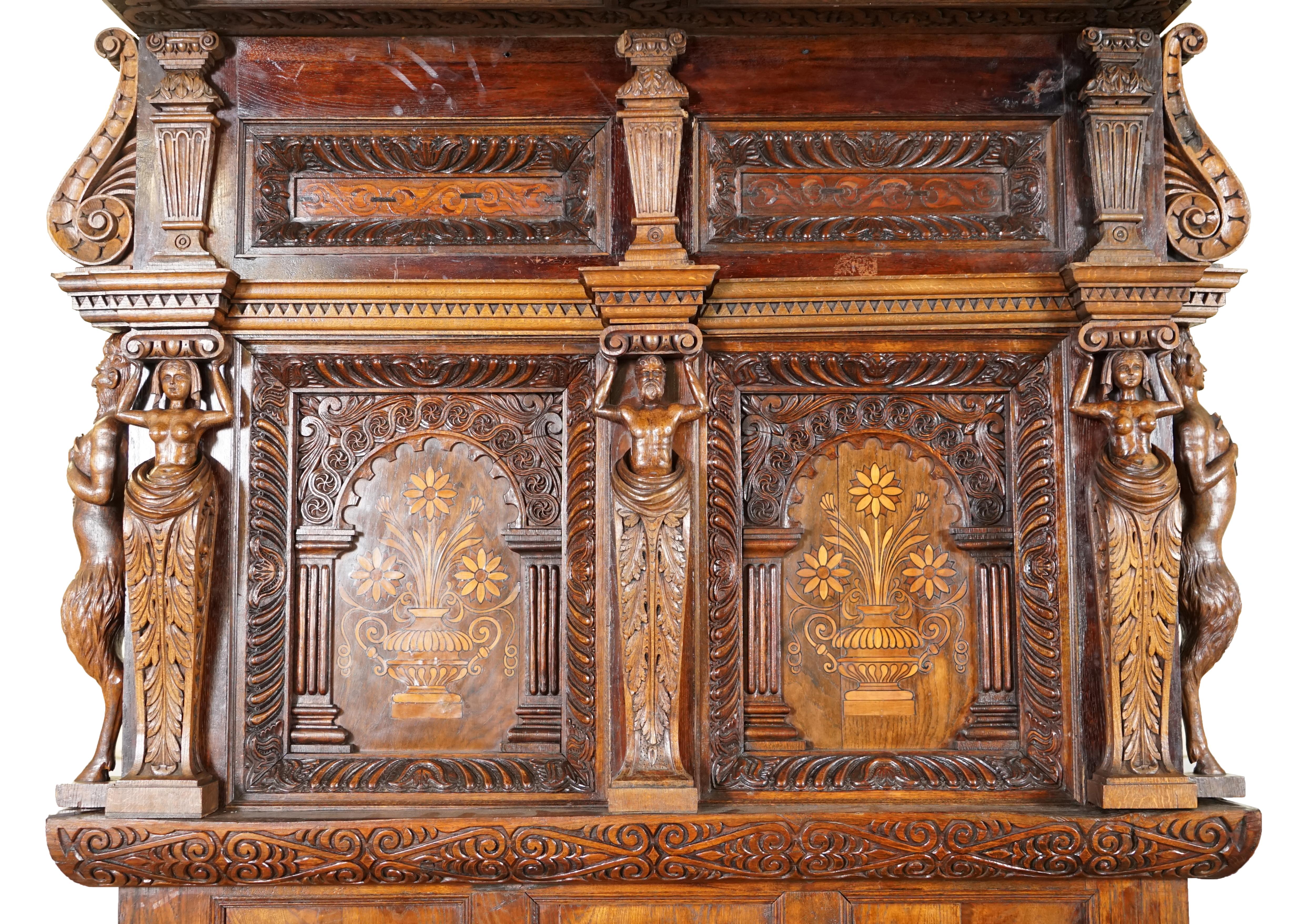 LARGE & IMPORTANT ANTiQUE CIRCA 1600 CHARLES I DOCUMENTED ENGLISH OAK TESTER BED For Sale 1