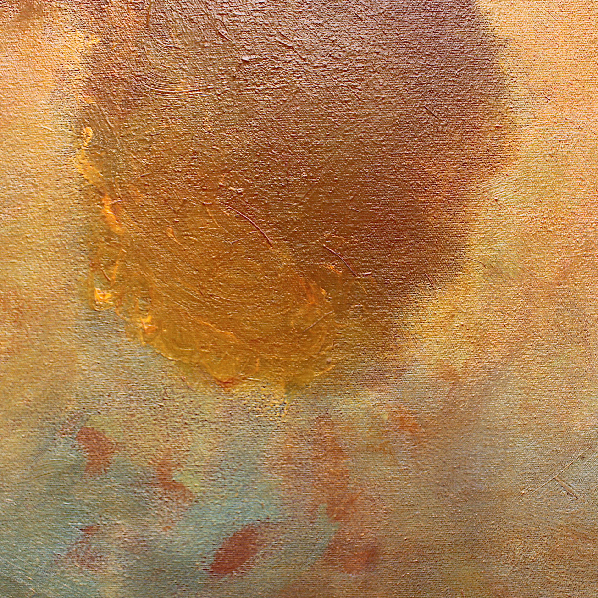 Gran Pintura Impresionista Paisaje Estanque de Sid Smith Relicario para la Memoria Siglo XXI y contemporáneo en venta