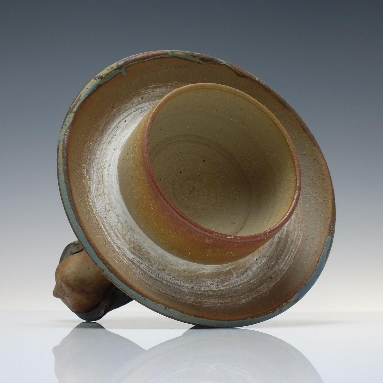 Large Impressive Ceramic Covered Jar by Chris Bramble For Sale 8