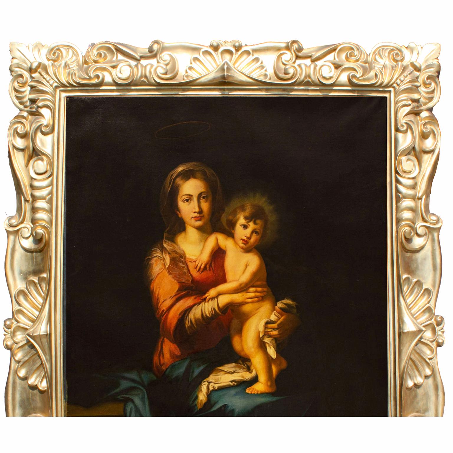 Baroque Large & Impressive Oil on Canvas 