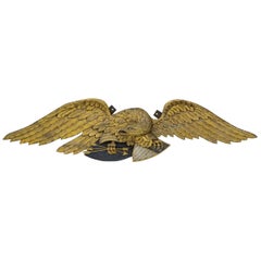 Large Impressive Size Carved and Gilded Eagle