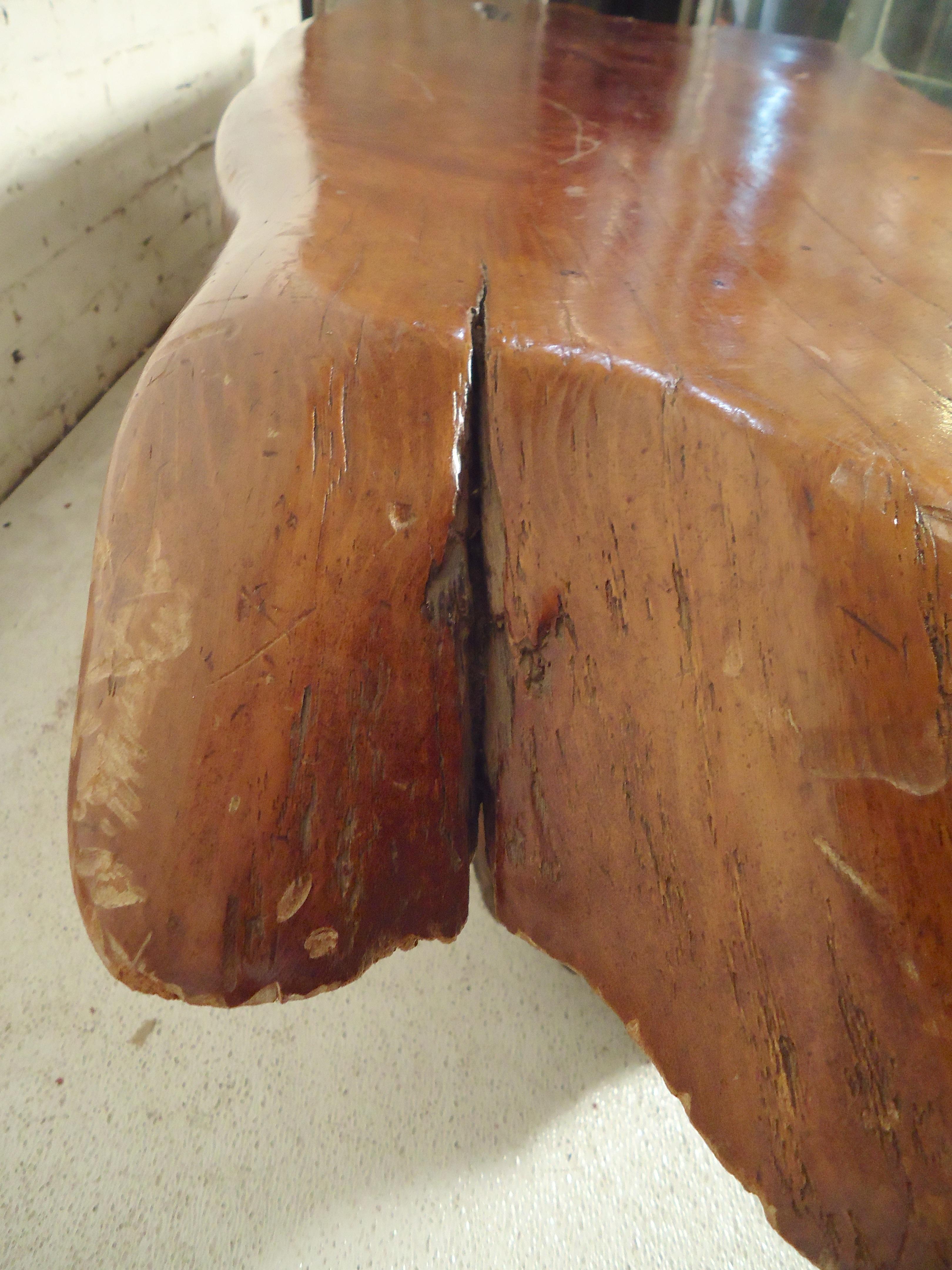 Rustic Large Impressive Tree Slab Table